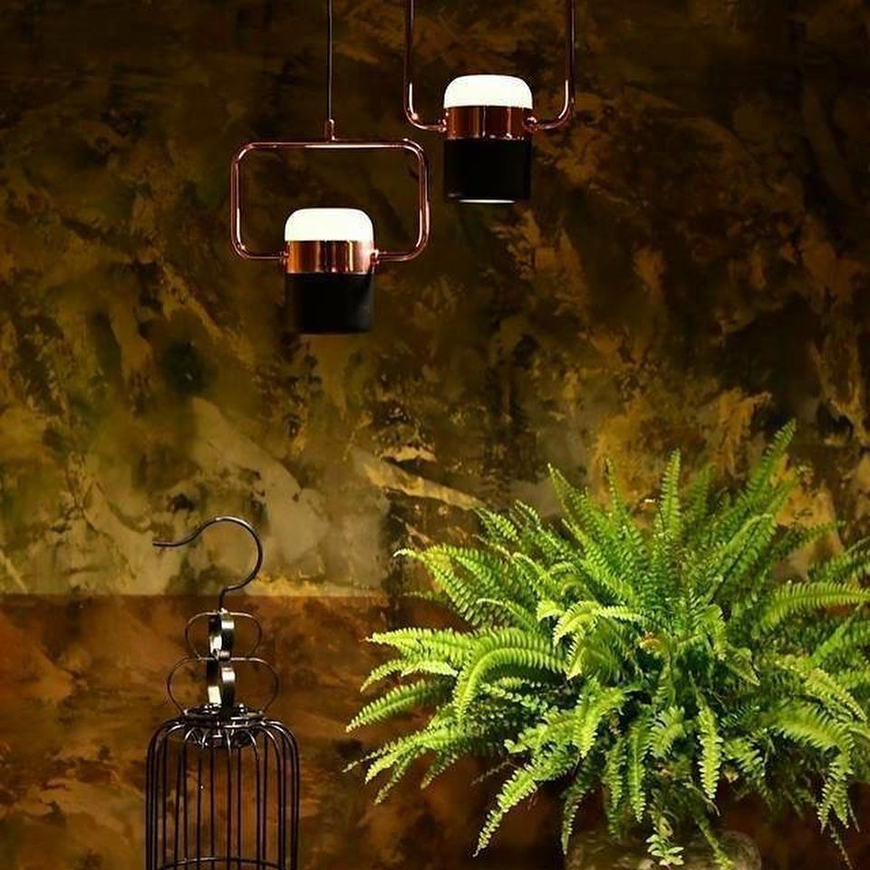 Lirael Pendant Lamp Adjustable Glass with Brass-Neutral Decor