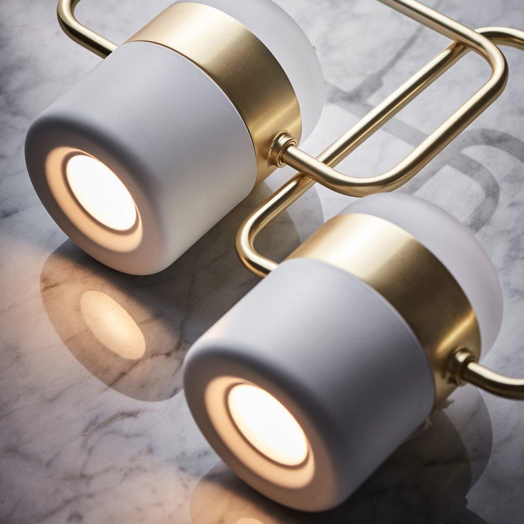 Lirael Pendant Lamp Adjustable Glass with Brass-Neutral Decor