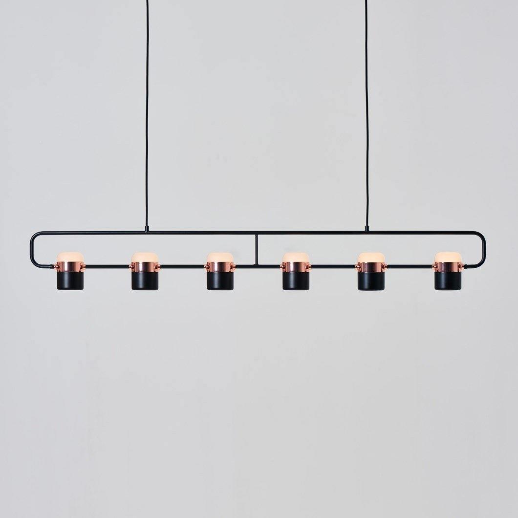 Lirael Pendant Lamp Adjustable Glass with Brass-Neutral Decor