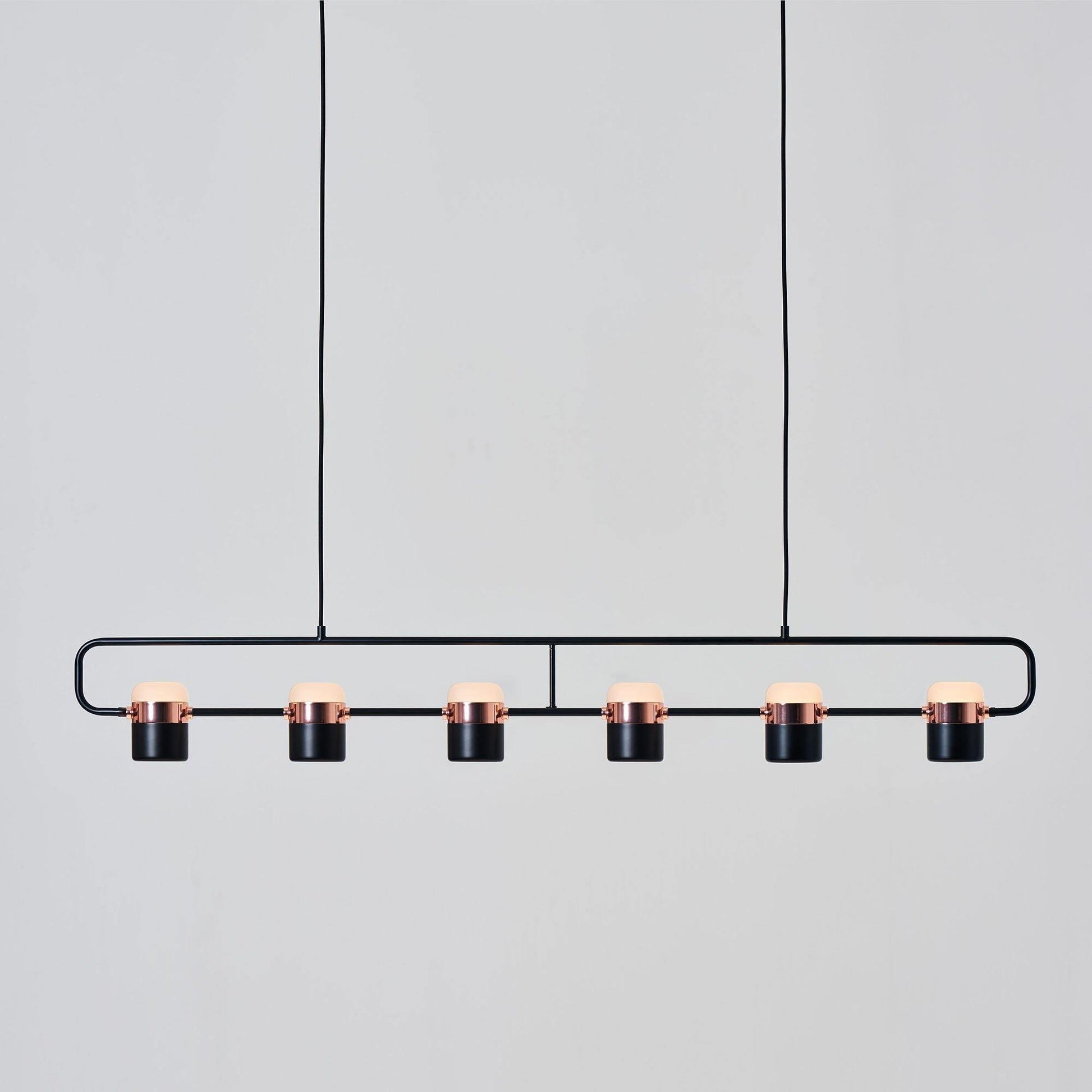 Lirael Pendant Lamp Adjustable Glass with Brass-Neutral Decor