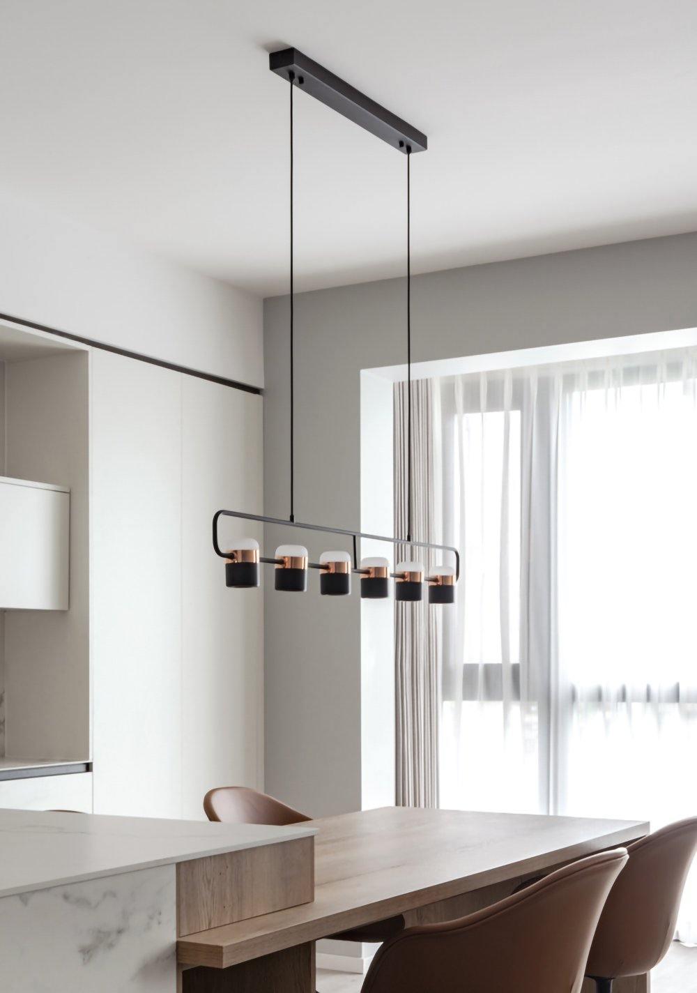 Lirael Pendant Lamp Adjustable Glass with Brass-Neutral Decor