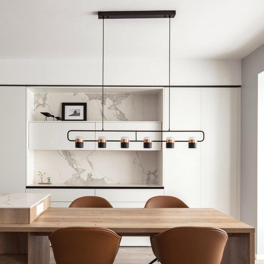 Lirael Pendant Lamp Adjustable Glass with Brass-Neutral Decor