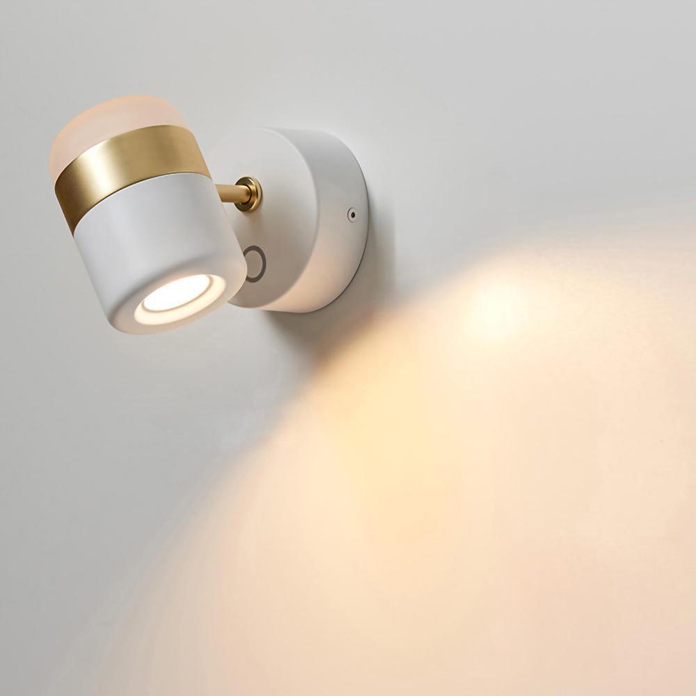 Lustra Wall Lamp Black Glass Adjustable-Neutral Decor