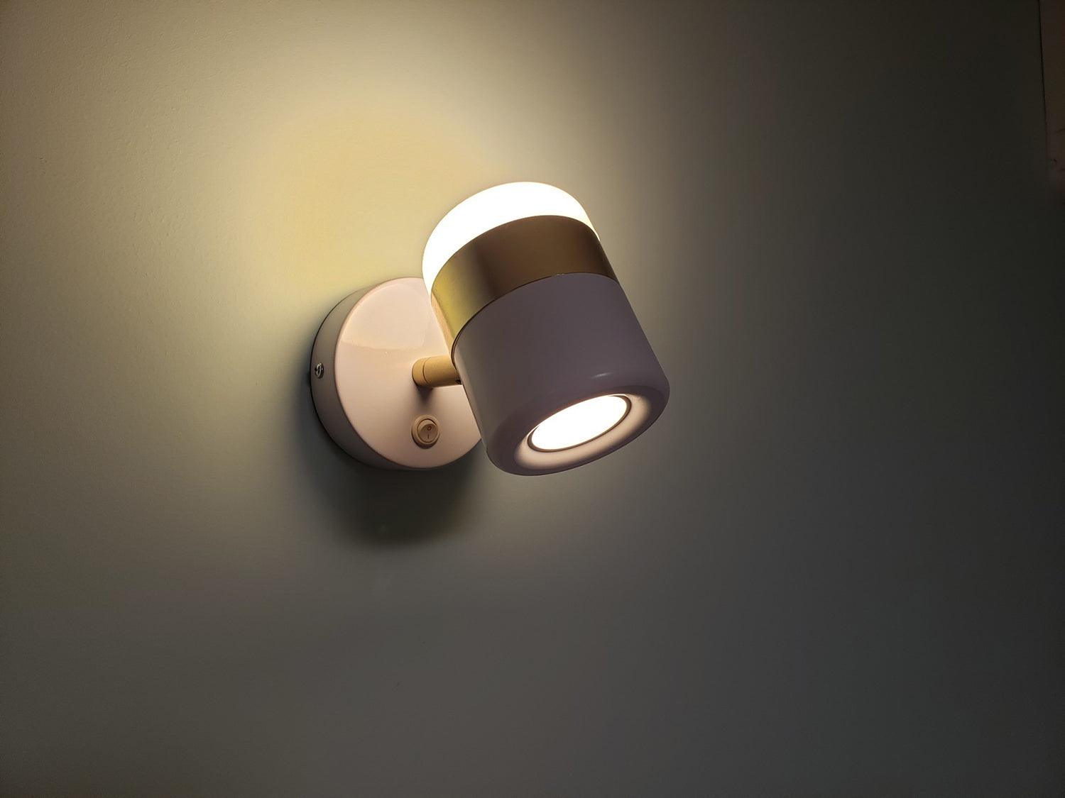 Lustra Wall Lamp Black Glass Adjustable-Neutral Decor