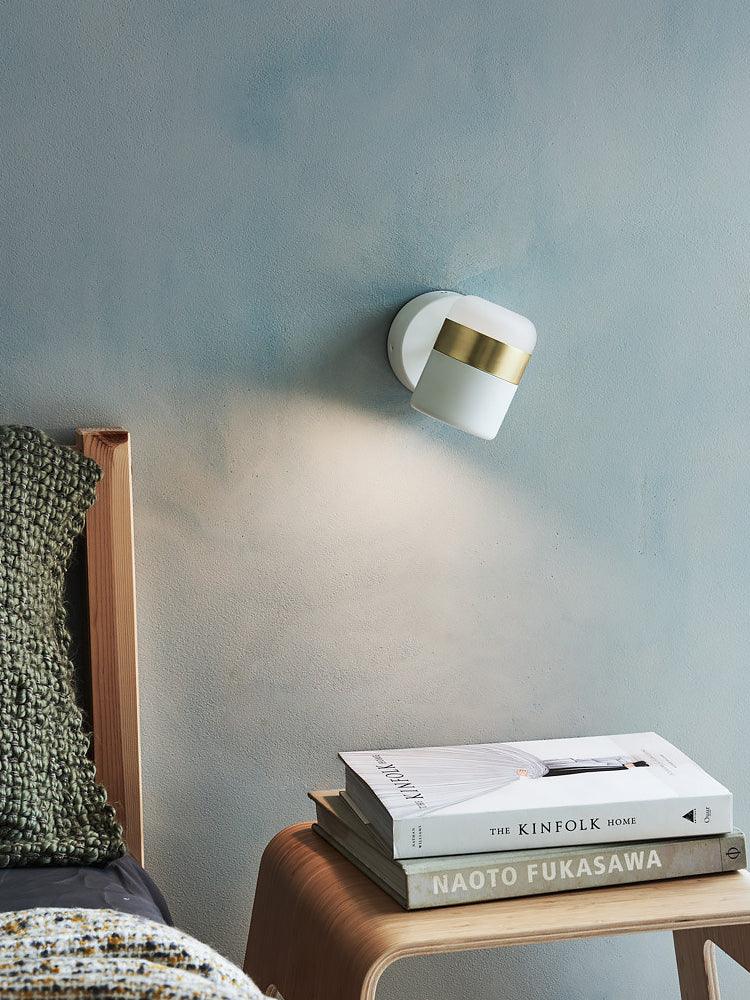 Lustra Wall Lamp Black Glass Adjustable-Neutral Decor