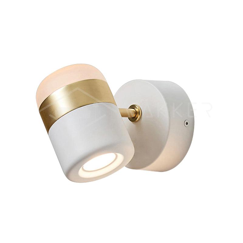 Lustra Wall Lamp Black Glass Adjustable-Neutral Decor
