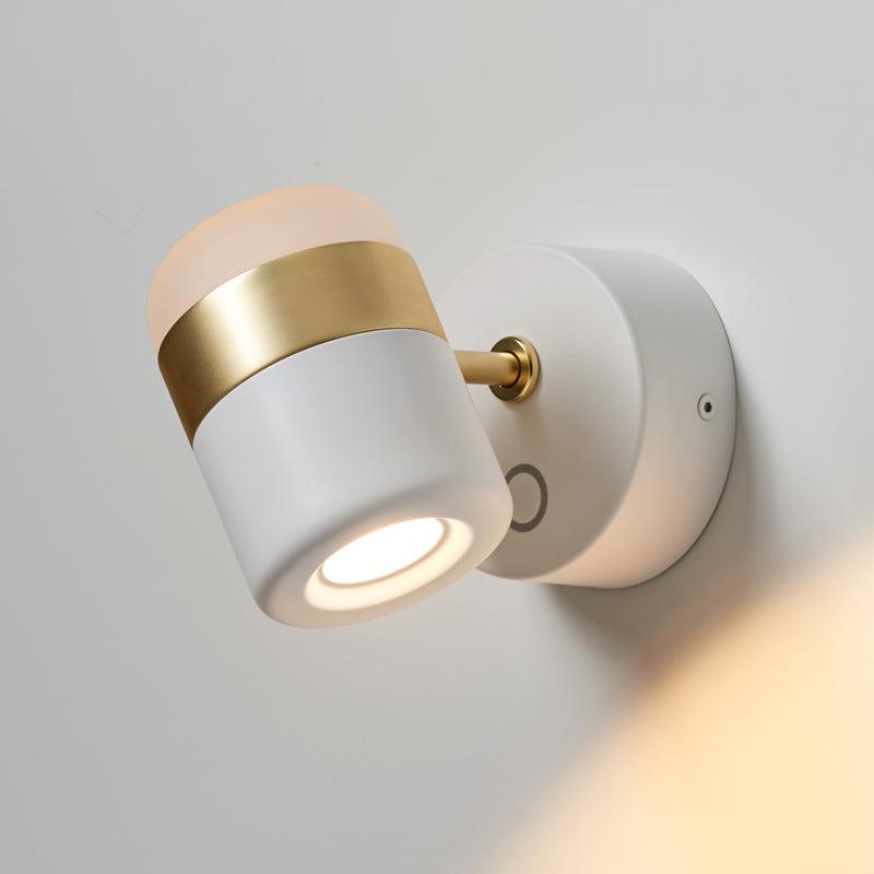 Lustra Wall Lamp Black Glass Adjustable-Neutral Decor
