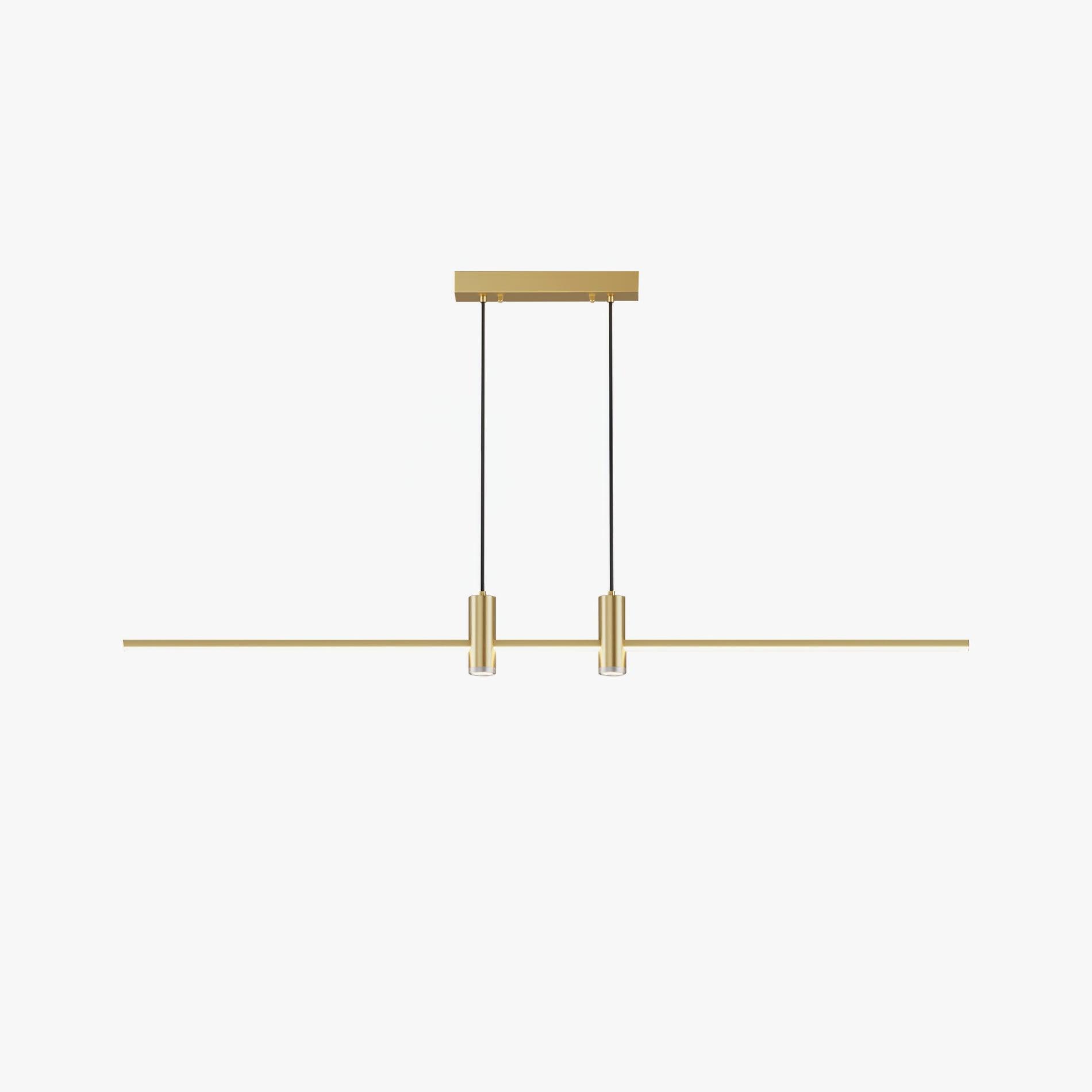 Lustra Pendant Lamp Gold Minimalist for Dining-Neutral Decor