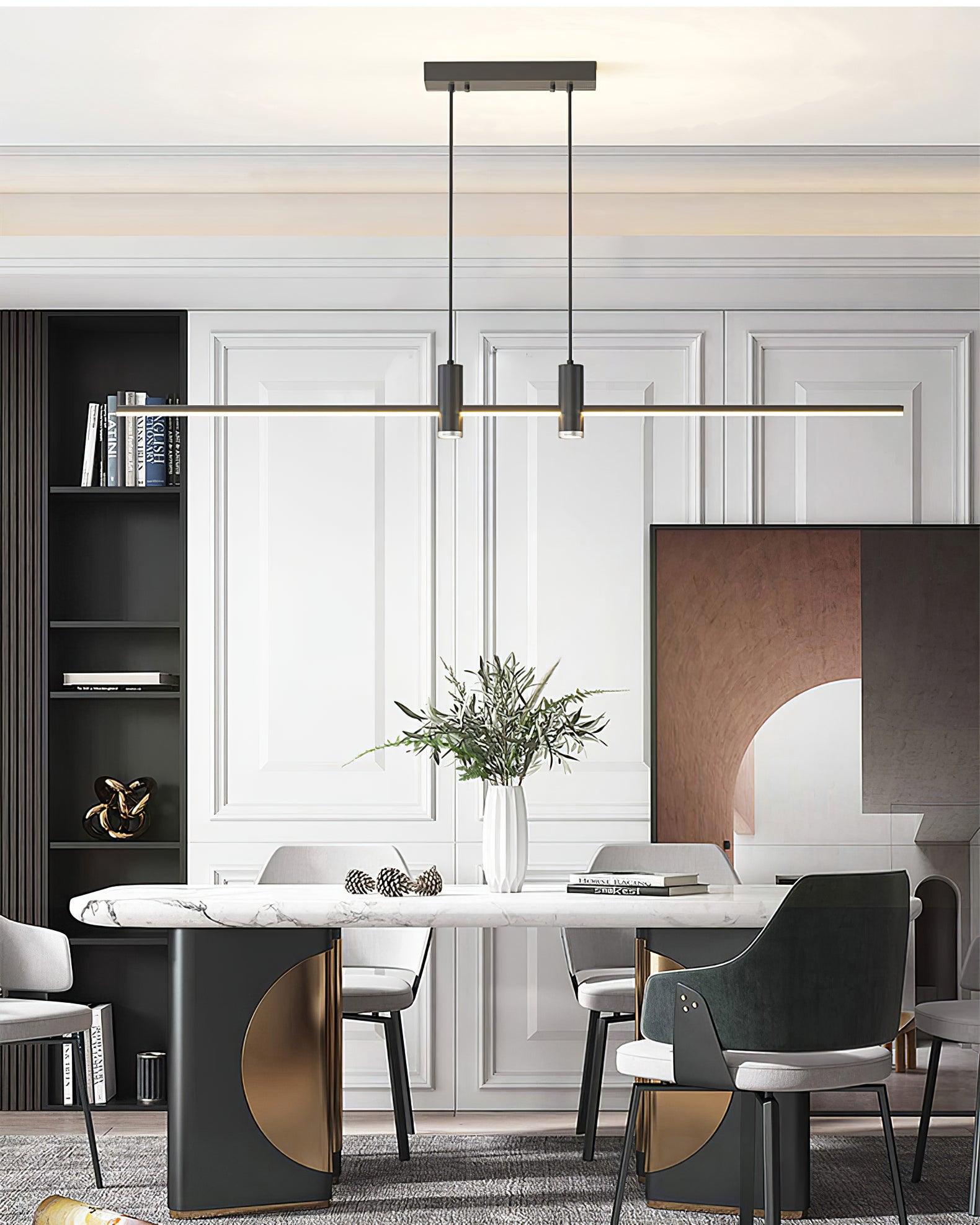 Lustra Pendant Lamp Gold Minimalist for Dining-Neutral Decor