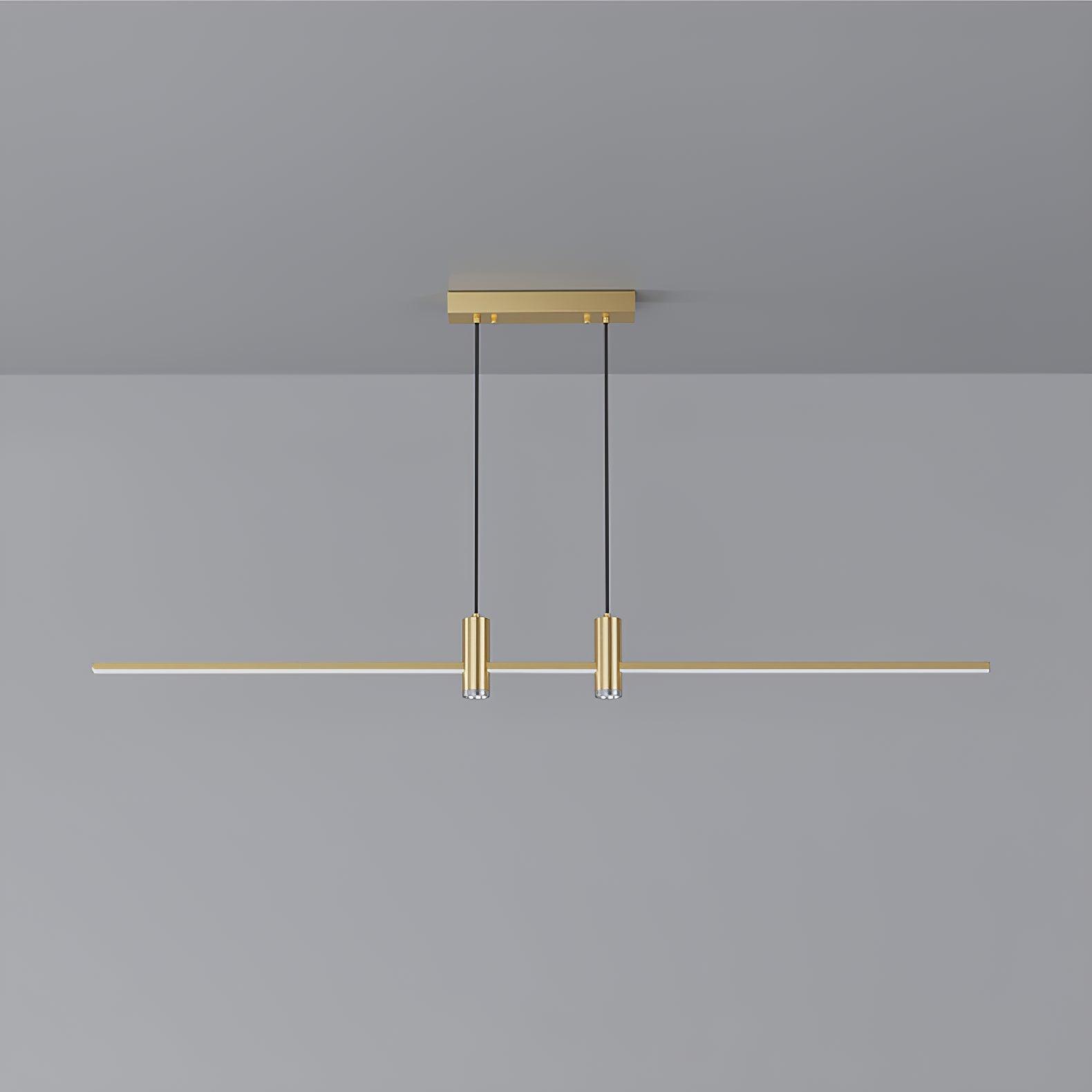 Lustra Pendant Lamp Gold Minimalist for Dining-Neutral Decor