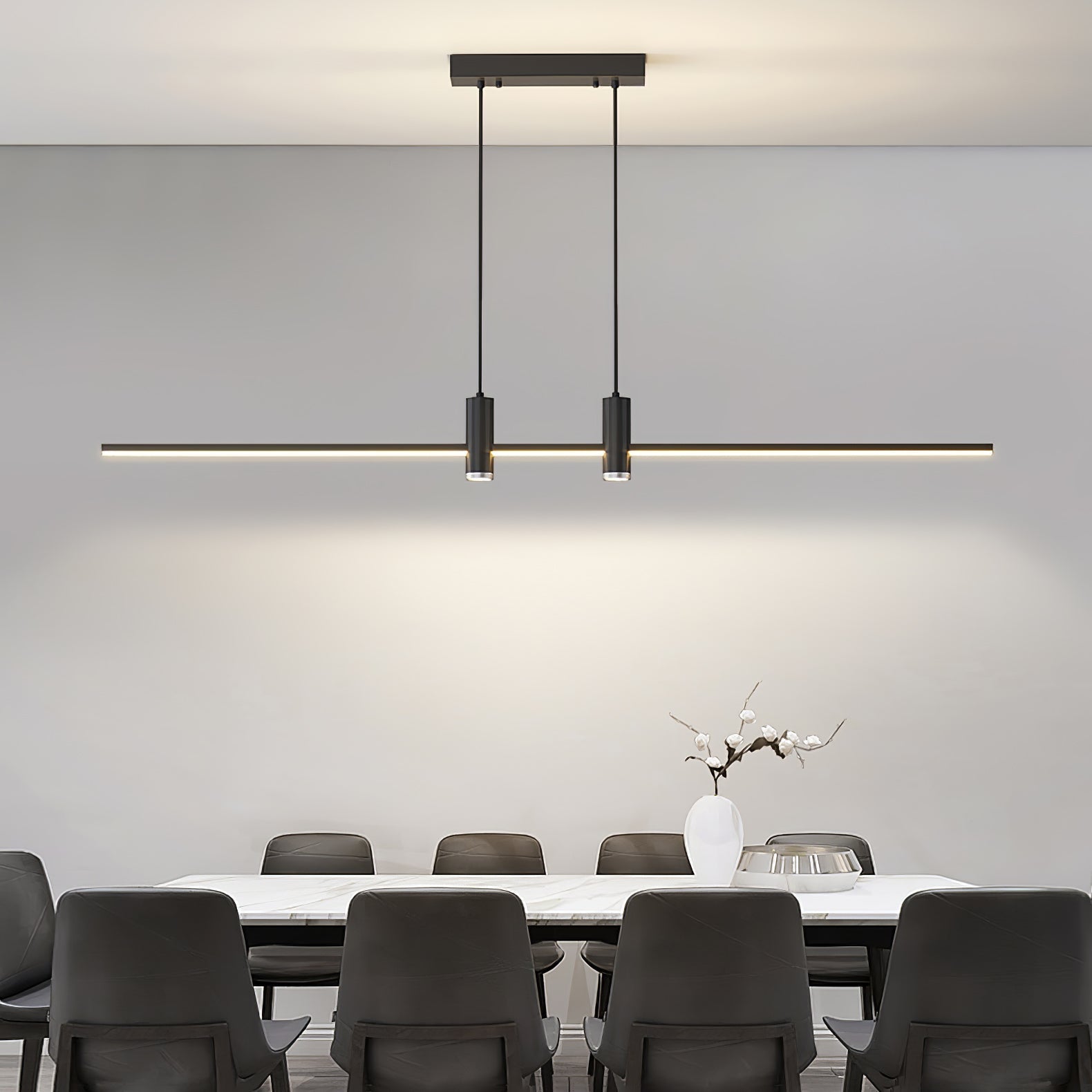 Lustra Pendant Lamp Gold Minimalist for Dining-Neutral Decor