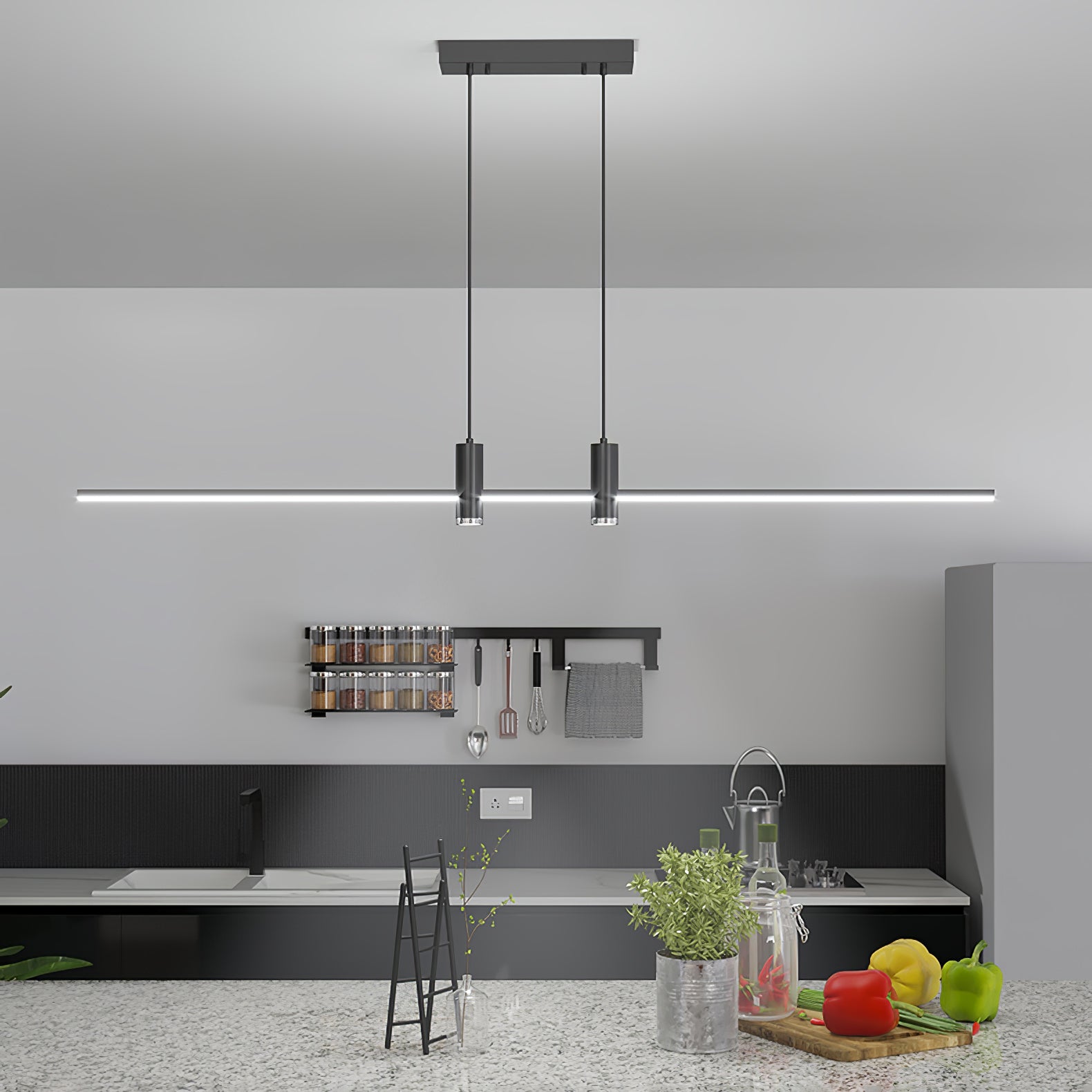 Lustra Pendant Lamp Gold Minimalist for Dining-Neutral Decor