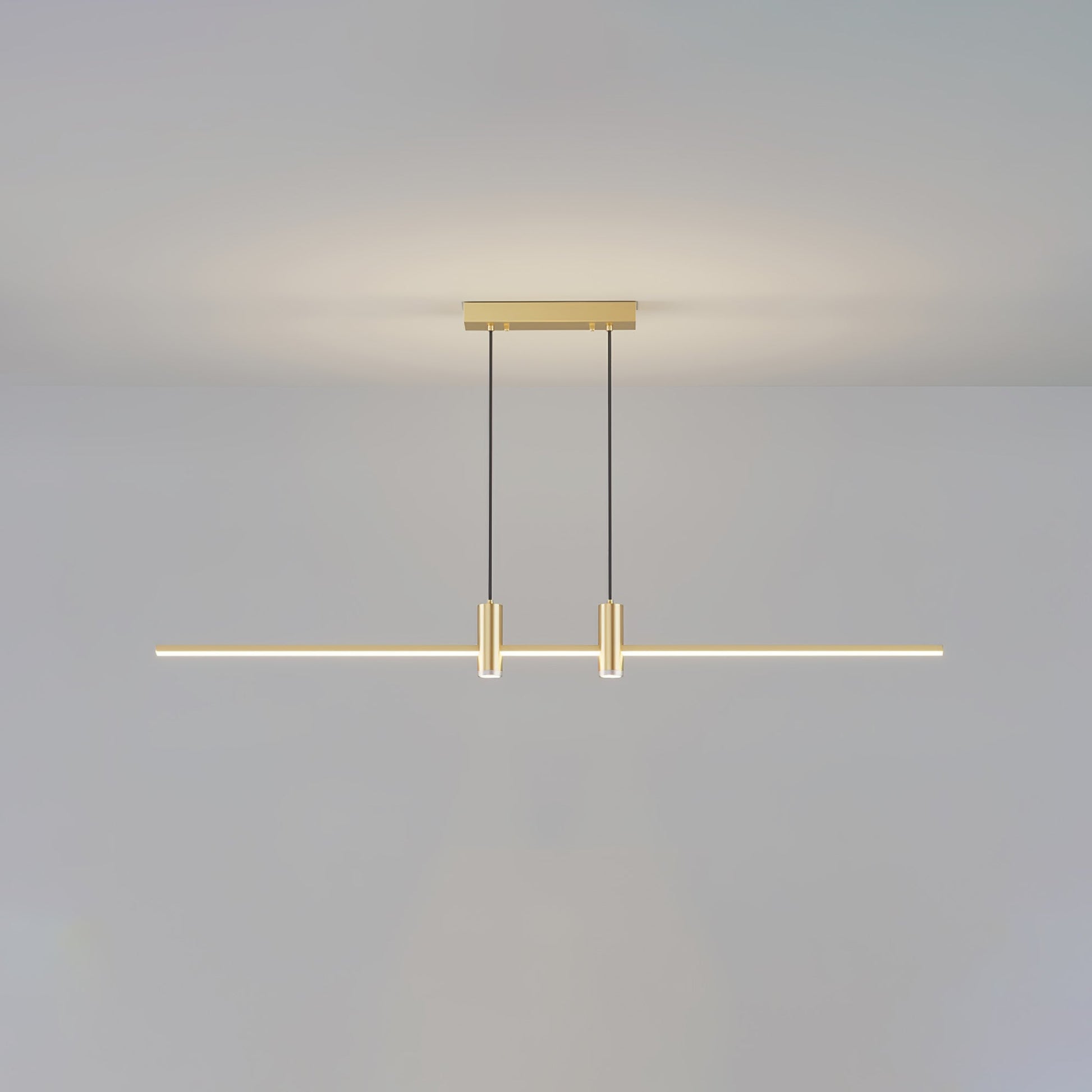 Lustra Pendant Lamp Gold Minimalist for Dining-Neutral Decor