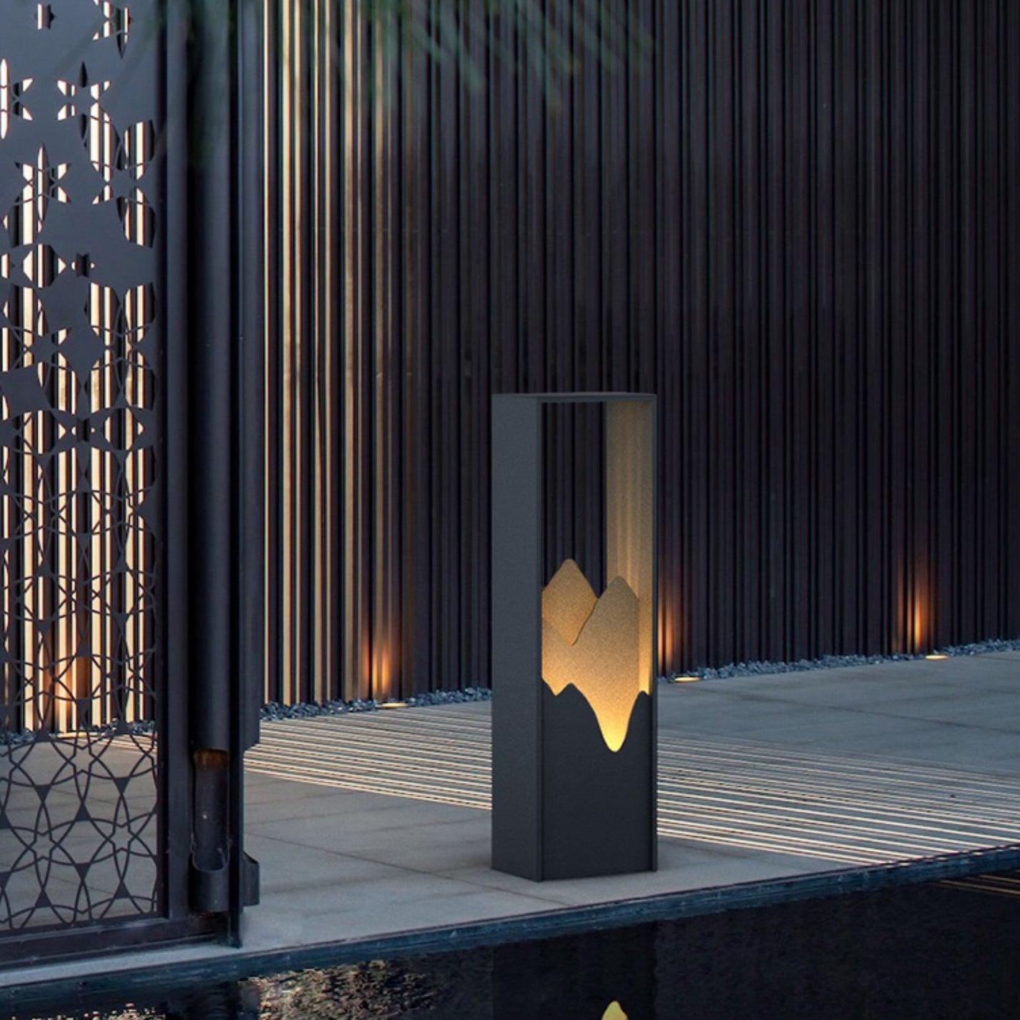 Zen Rustic Acrylic Outdoor Light-Neutral Decor