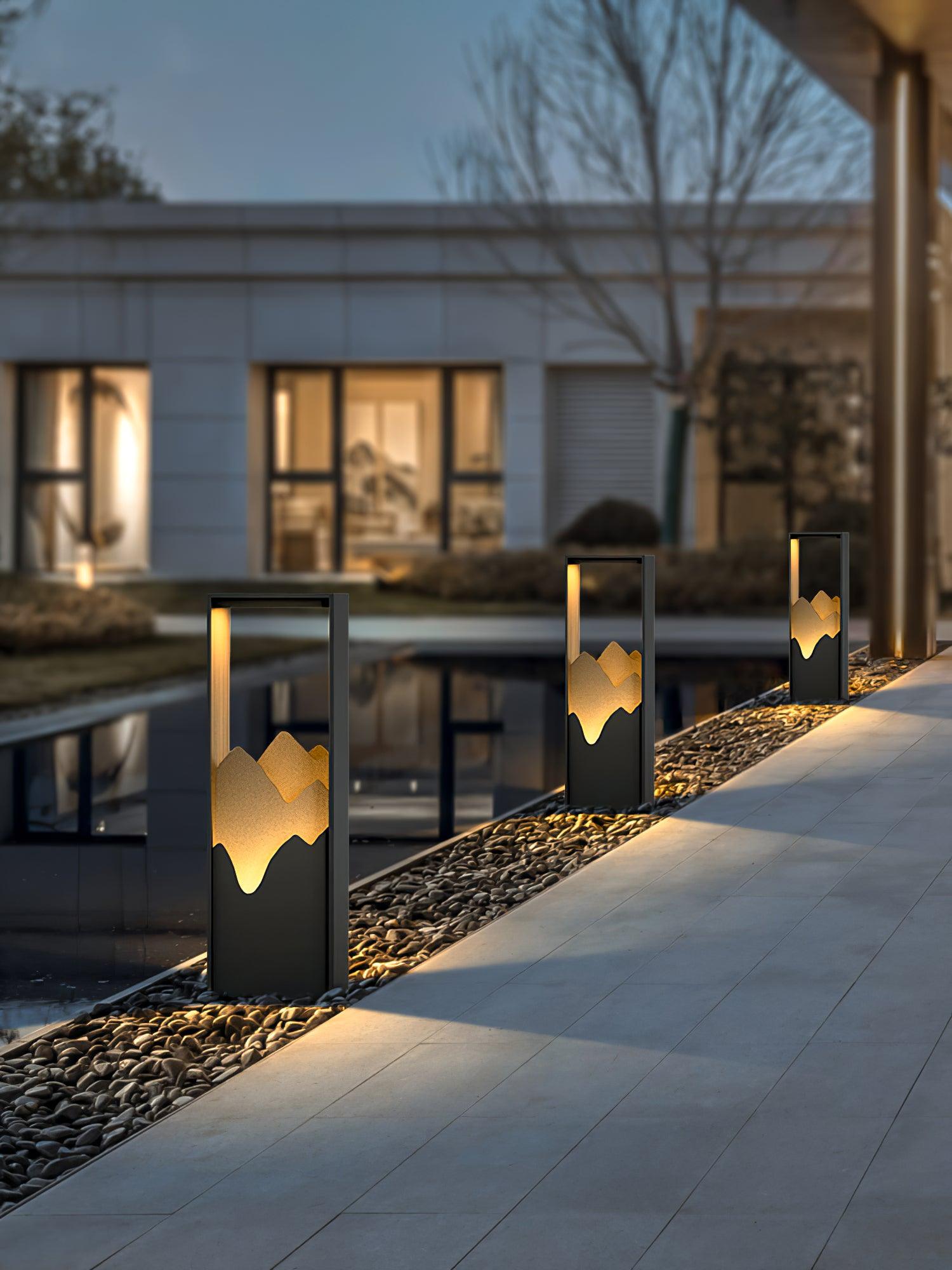 Zen Rustic Acrylic Outdoor Light-Neutral Decor