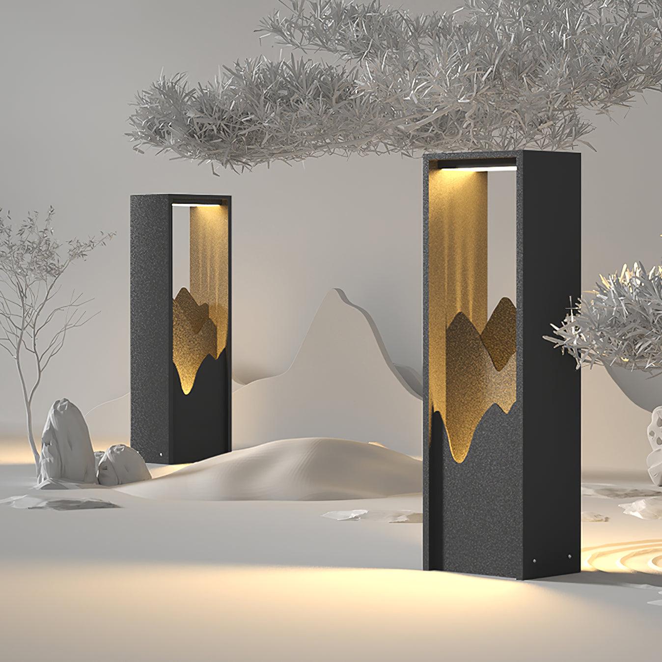 Zen Rustic Acrylic Outdoor Light-Neutral Decor