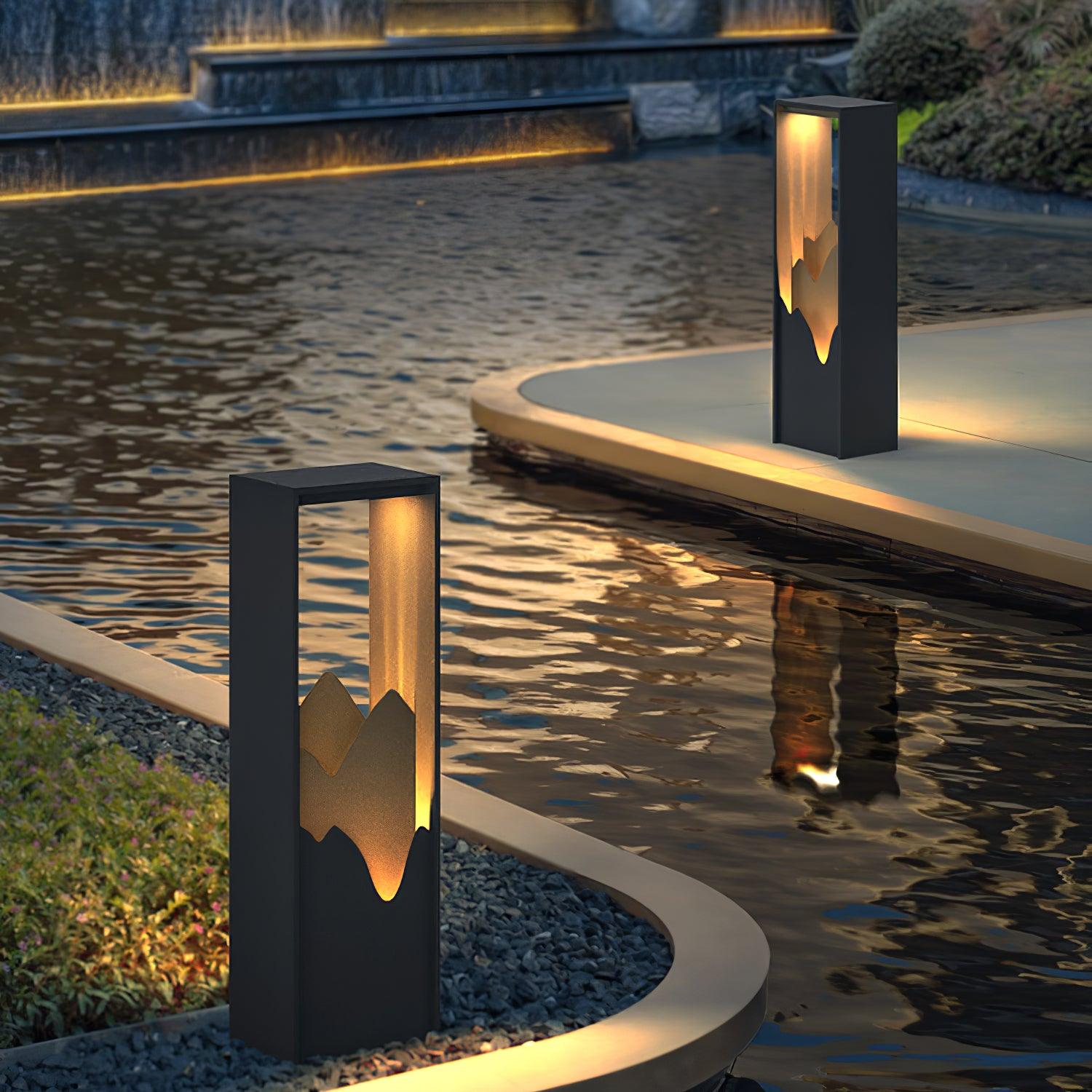 Zen Rustic Acrylic Outdoor Light-Neutral Decor