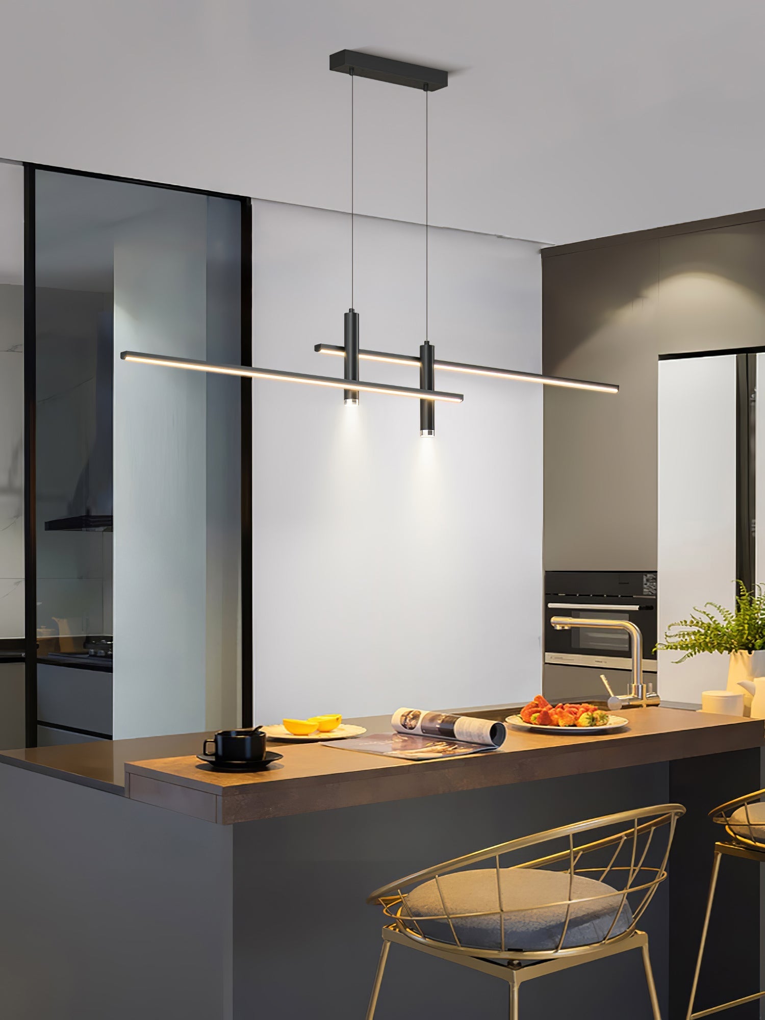 Juna Contemporary Pendant Light-Neutral Decor