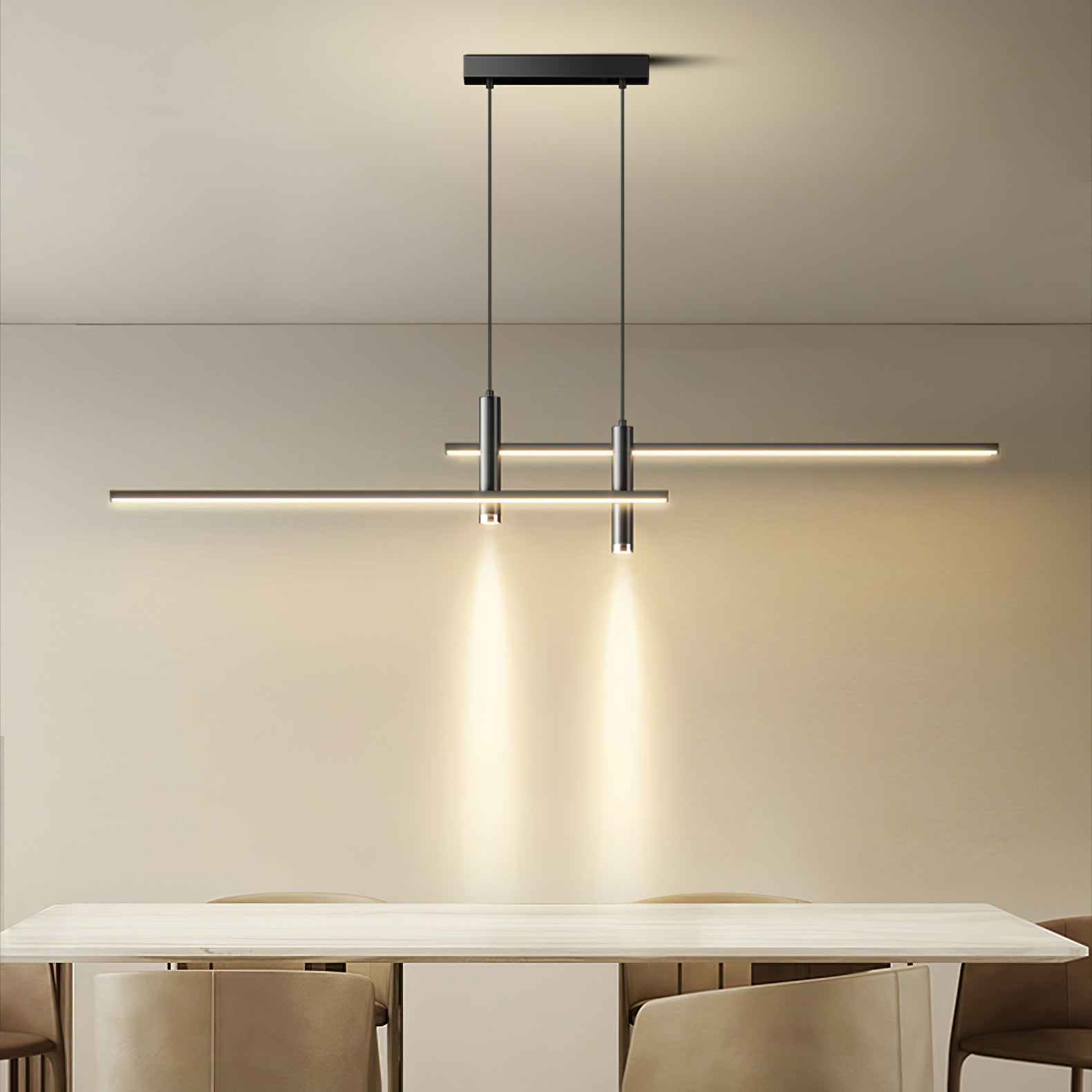 Juna Contemporary Pendant Light-Neutral Decor