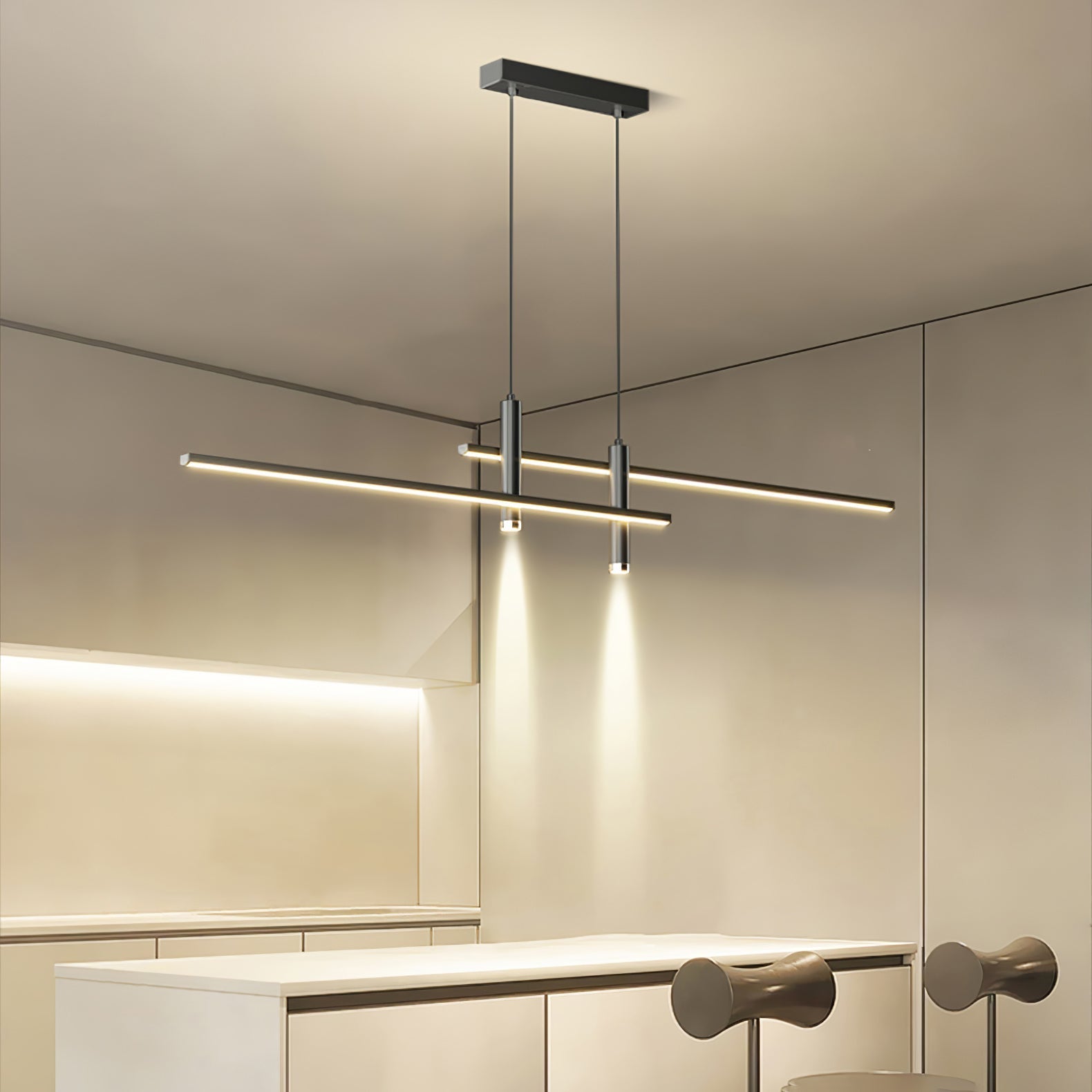 Juna Contemporary Pendant Light-Neutral Decor