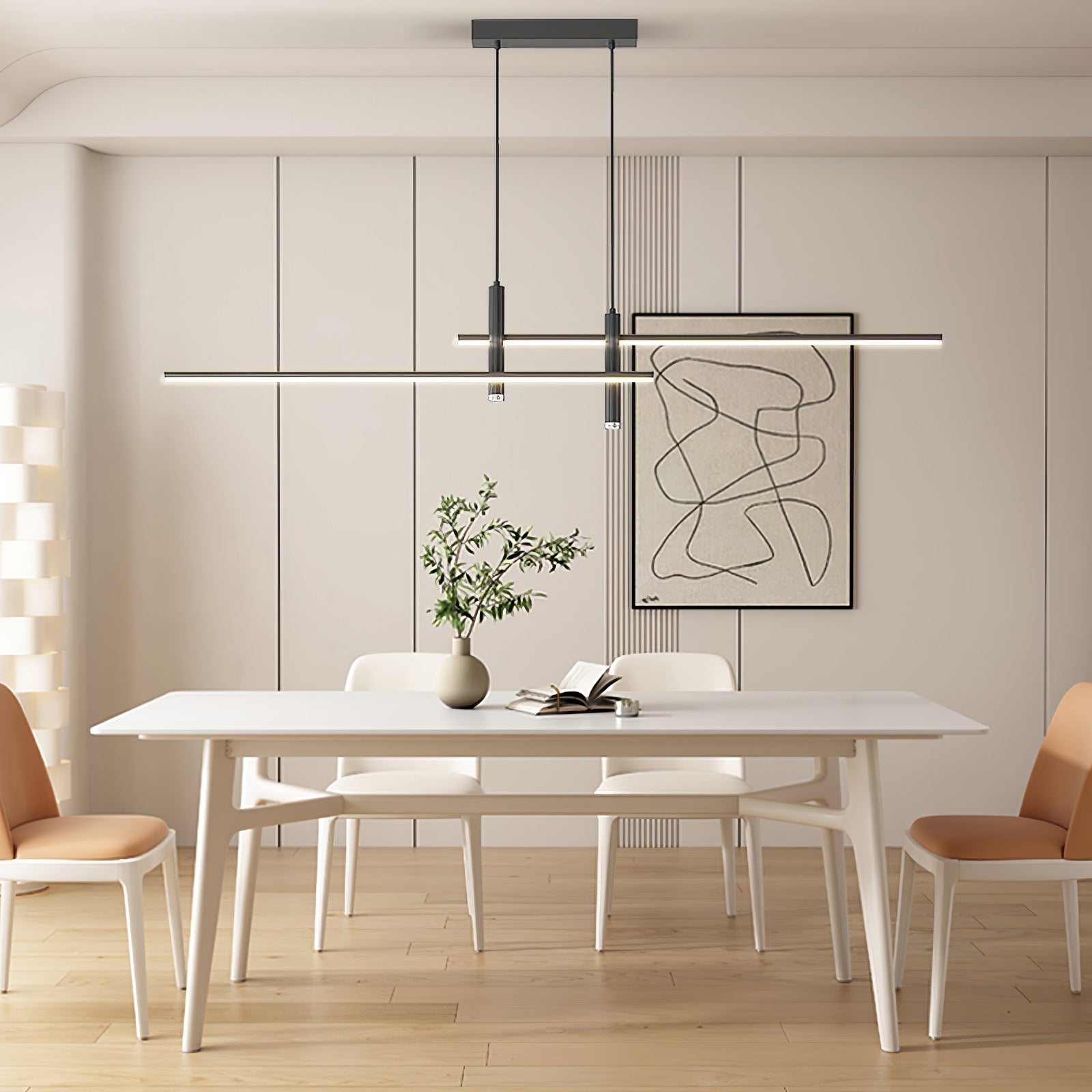 Juna Contemporary Pendant Light-Neutral Decor