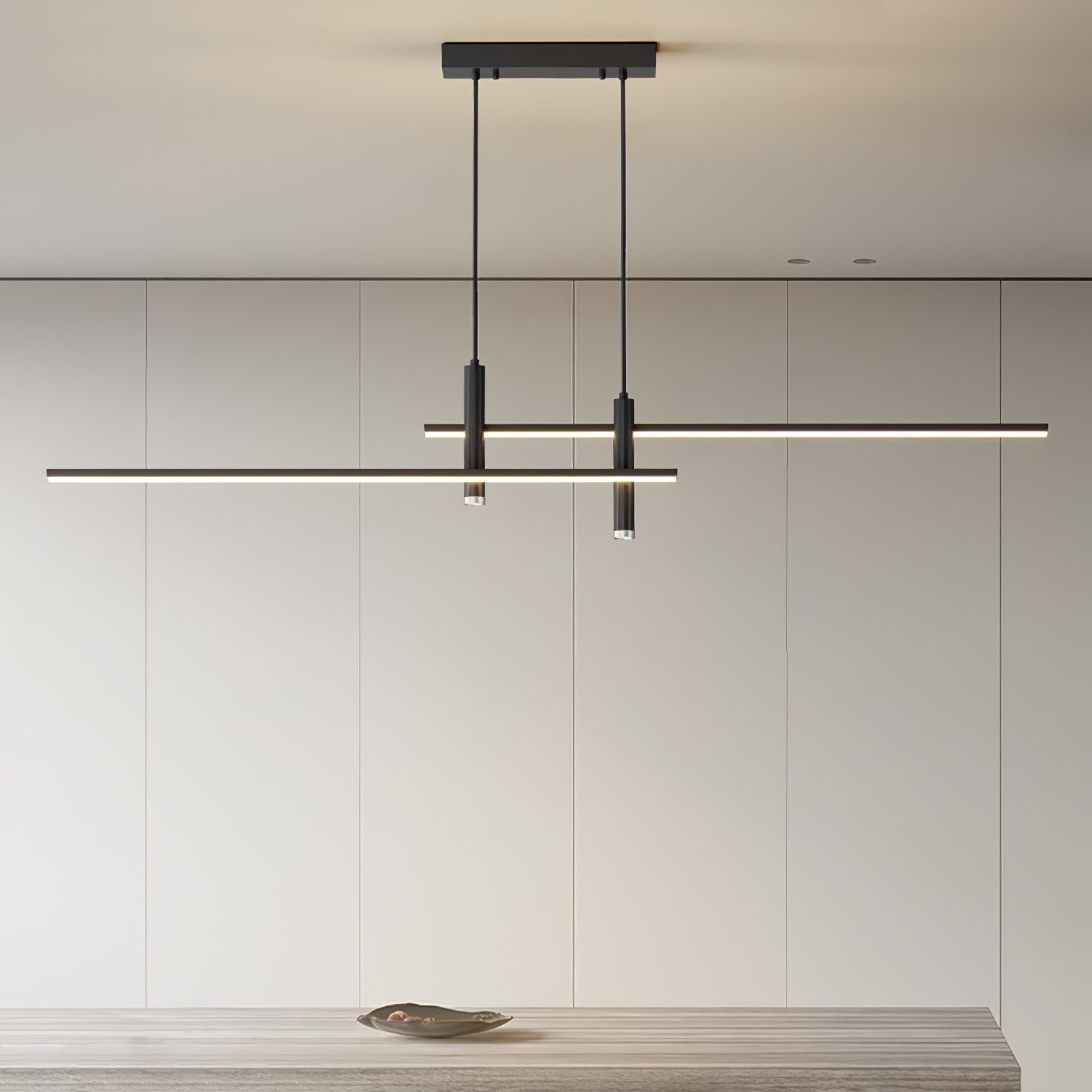 Prym Pendant Light Modern Linear Dining Room - Neutral Decor