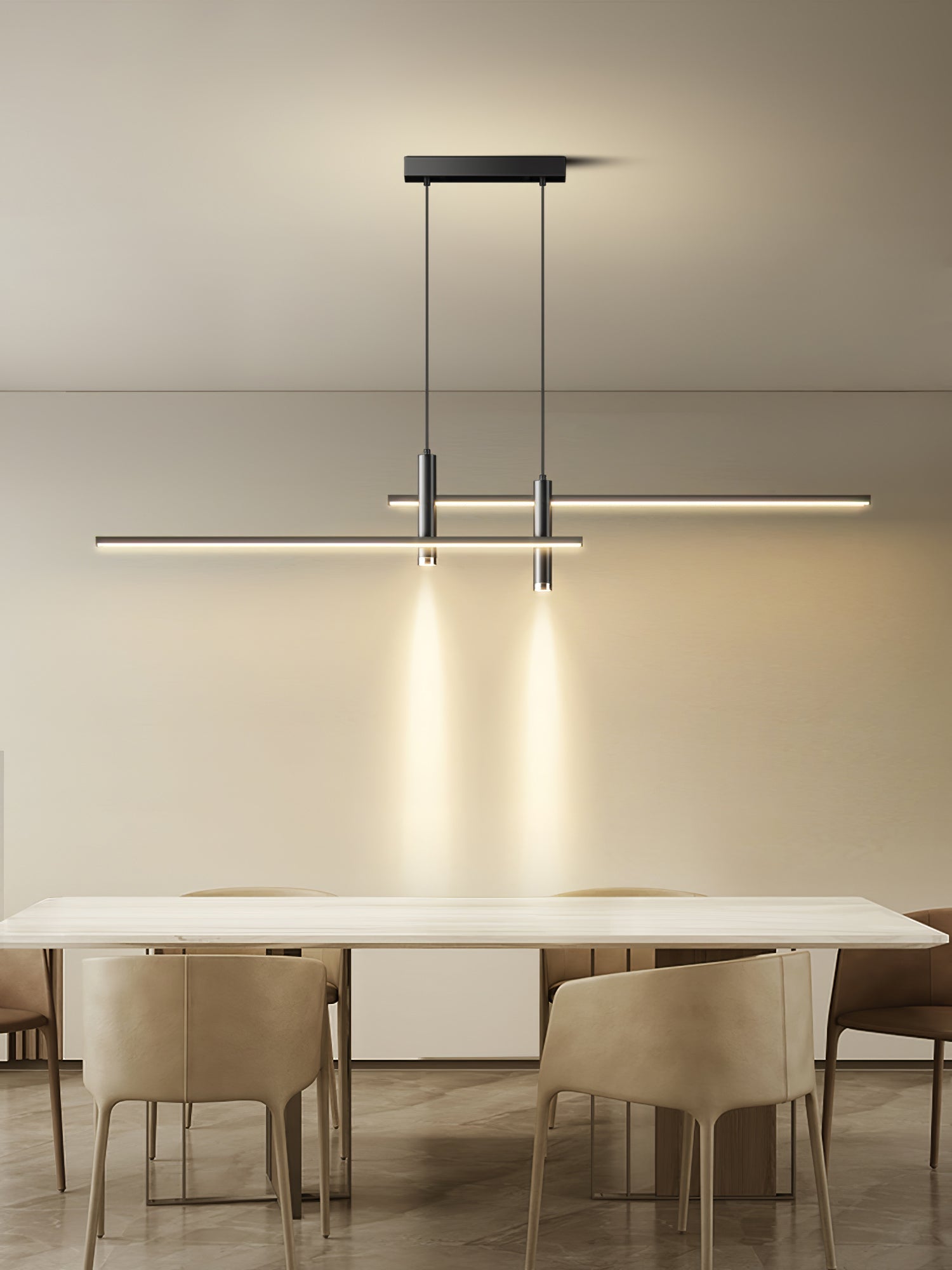 Juna Contemporary Pendant Light-Neutral Decor