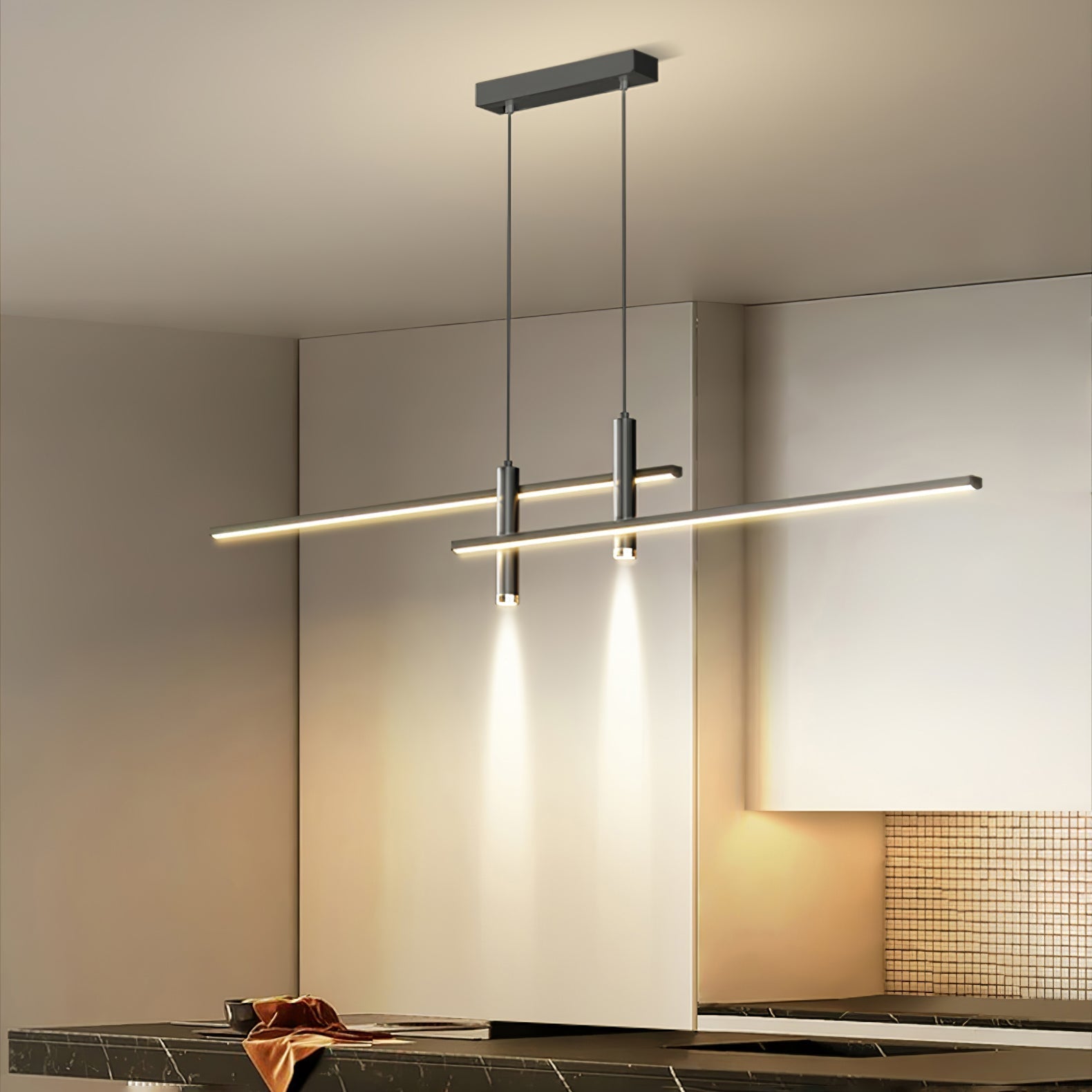 Juna Contemporary Pendant Light-Neutral Decor
