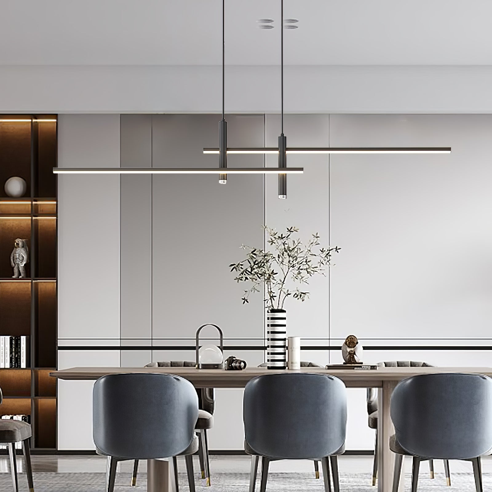 Prym Pendant Light Modern Linear Dining Room - Neutral Decor