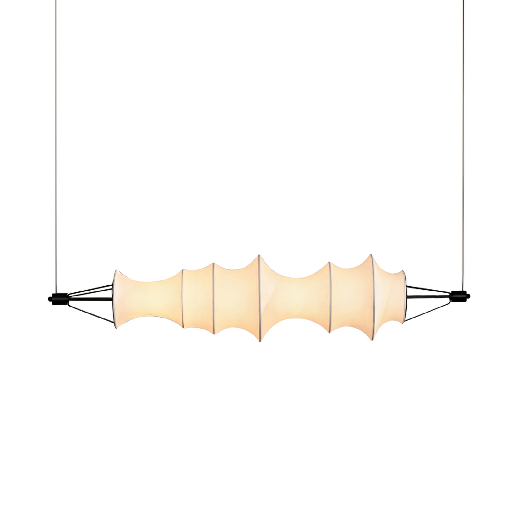 Avlorisra Art Elegance Silk Pendant Lamp-Neutral Decor