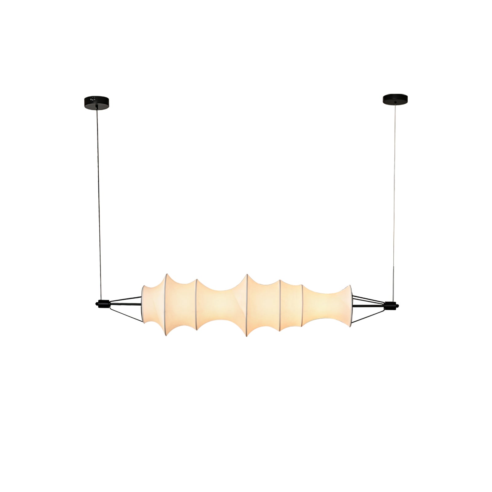 Avlorisra Art Elegance Silk Pendant Lamp-Neutral Decor