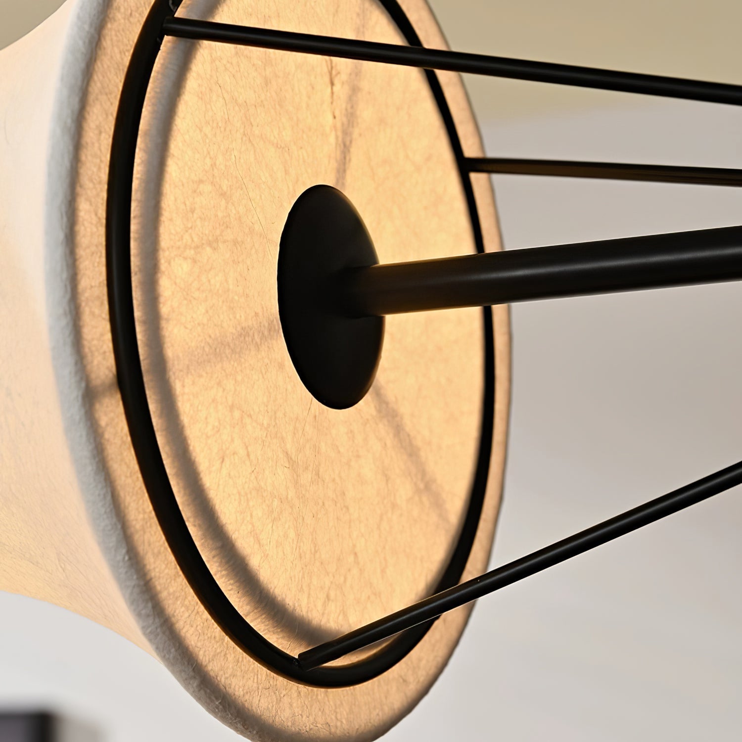 Avlorisra Art Elegance Silk Pendant Lamp-Neutral Decor