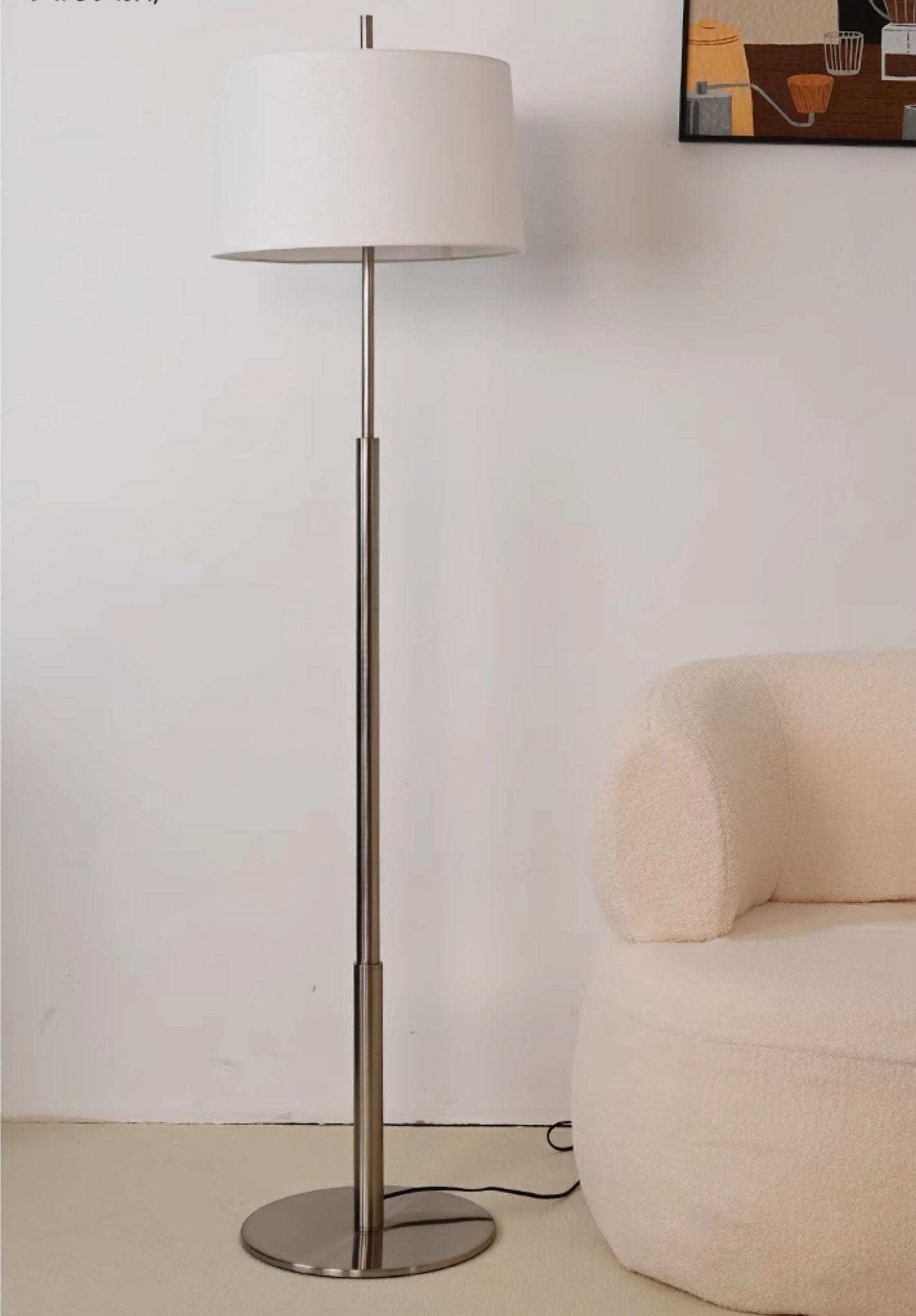 Brooks Minimalist Floor Lamp-Neutral Decor