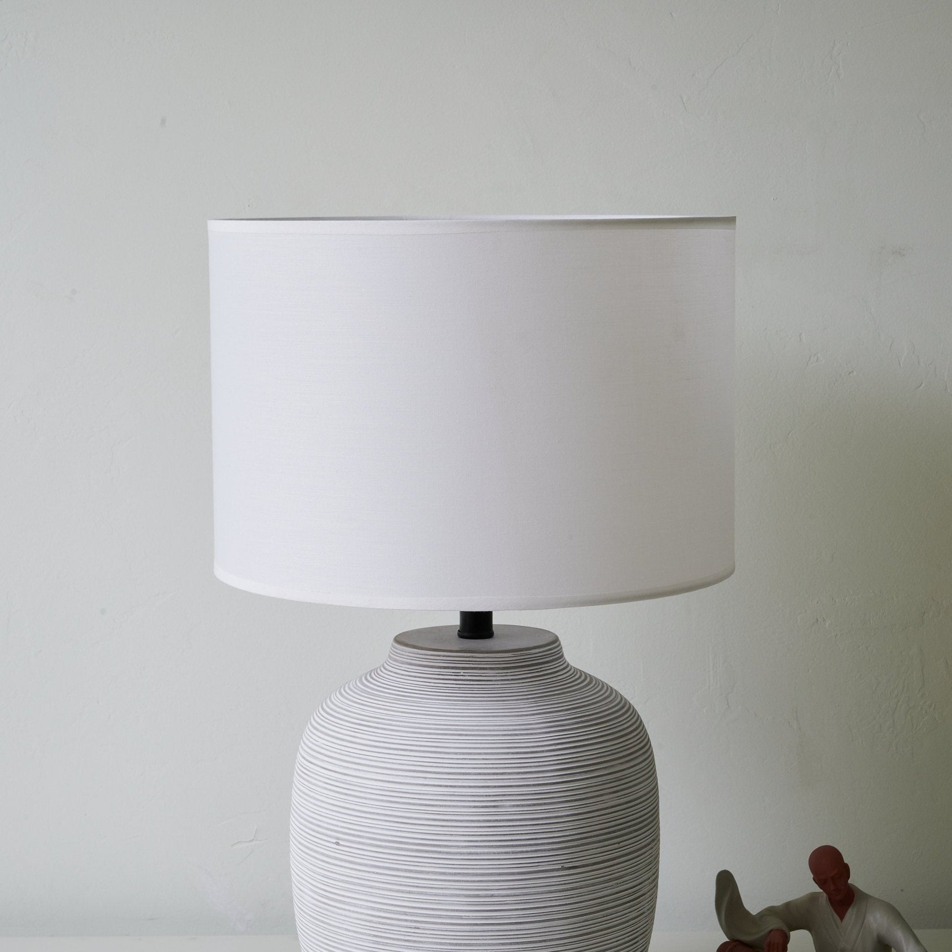 Edward Minimalist Ceramics Table Lamp-Neutral Decor
