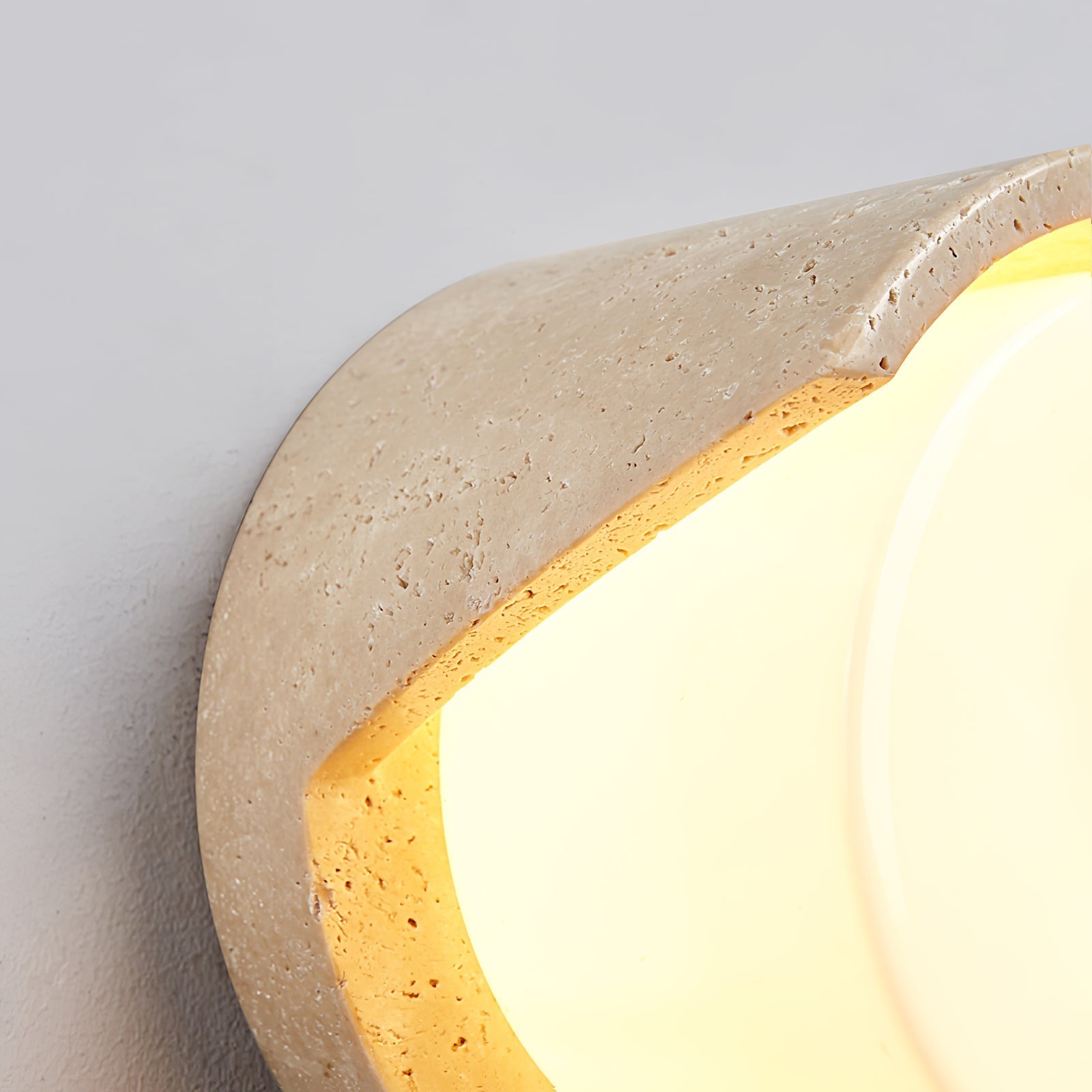 Quendis Travertine Wall Light-Neutral Decor