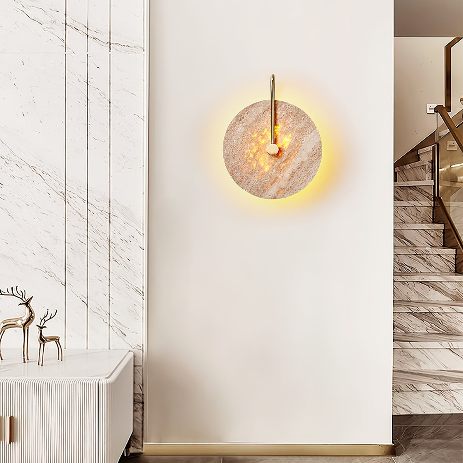Berylx Hook Wall Lamp-Neutral Decor