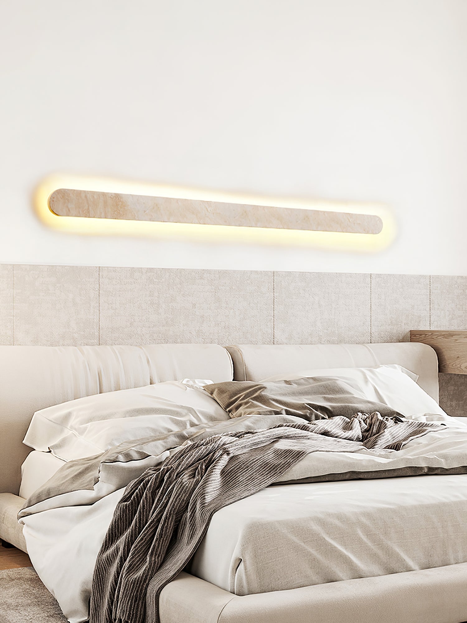 Elraee Travertine Wall Light-Neutral Decor