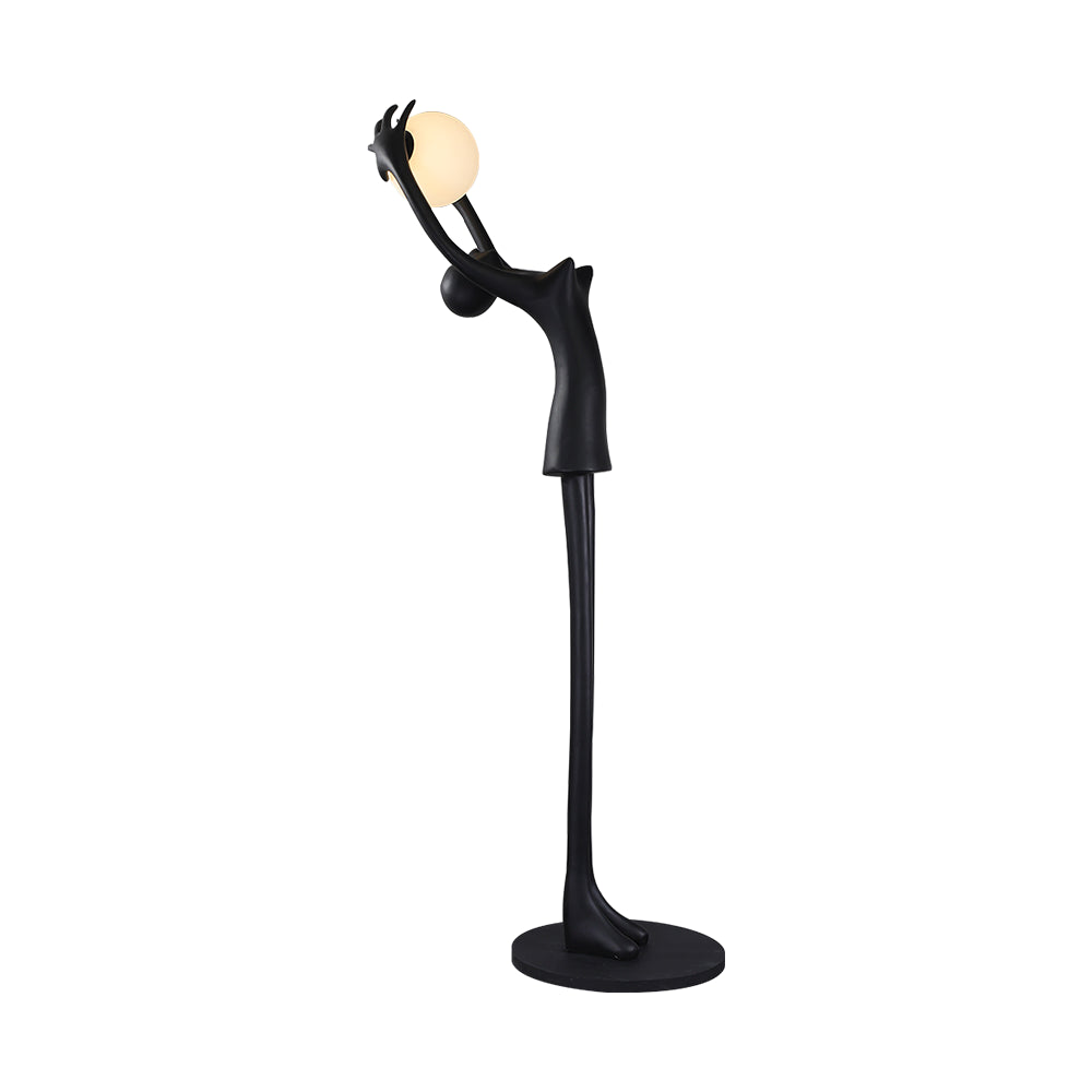 Lynorel Figurative Black Floor Lamp-Neutral Decor