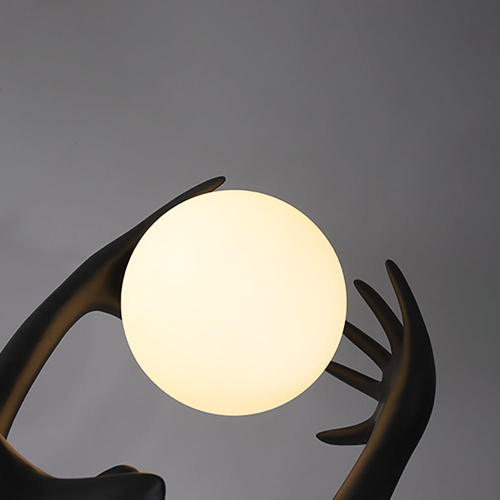 Lynorel Figurative Black Floor Lamp-Neutral Decor