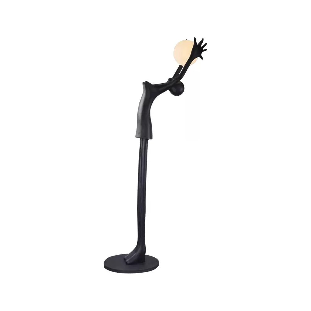 Lynorel Figurative Black Floor Lamp-Neutral Decor