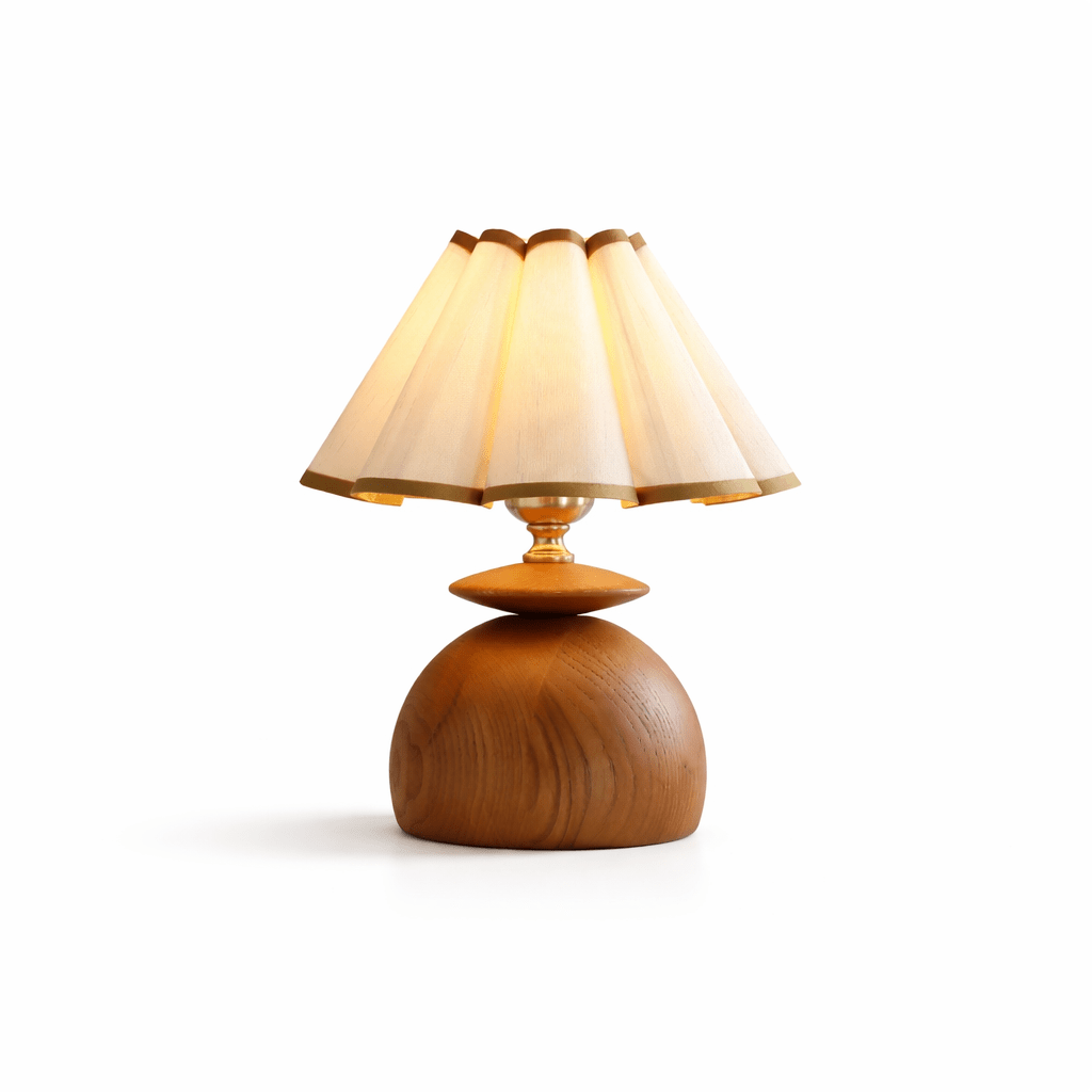 Liora Pleated Table Lamp-Neutral Decor