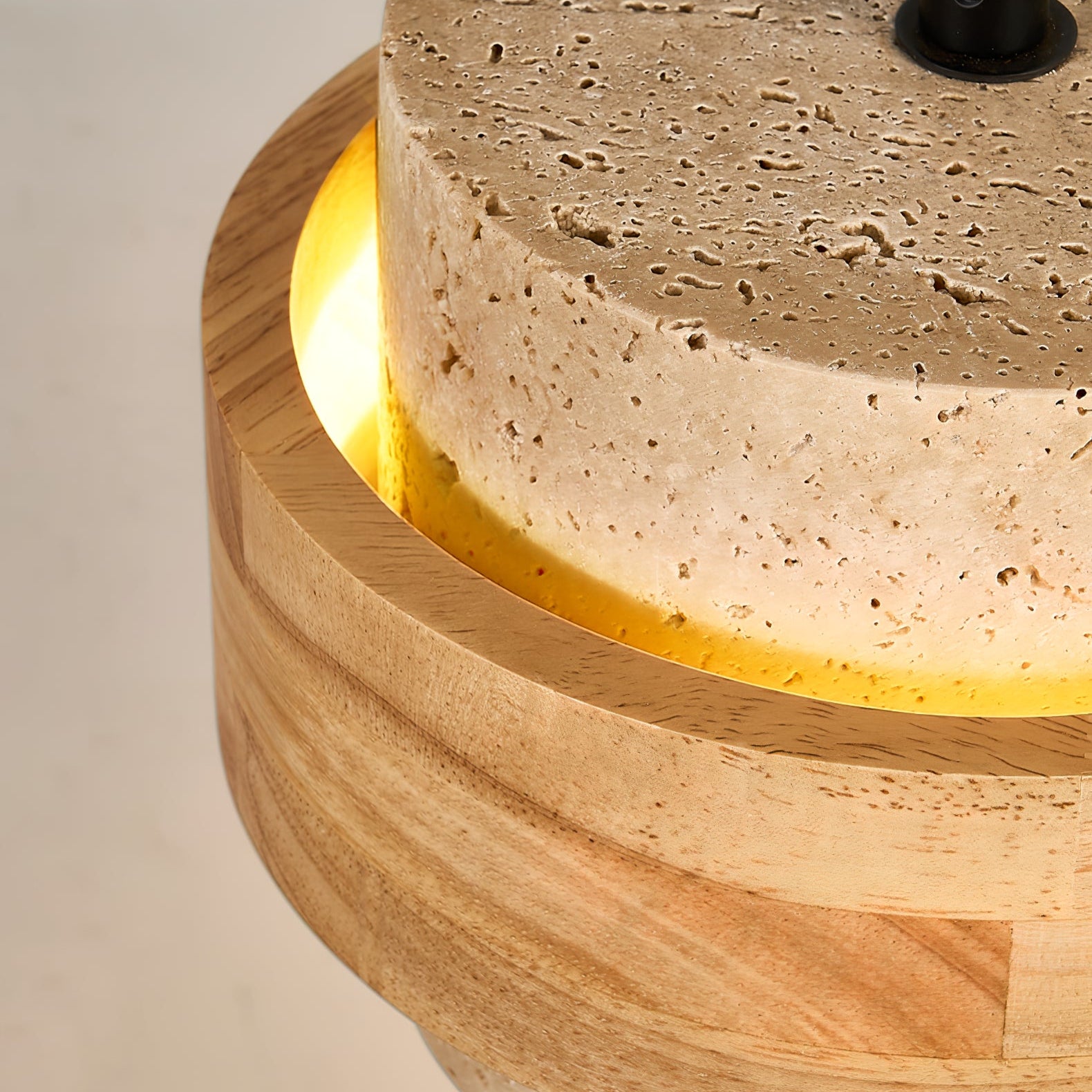 Zevlor Travertine Pendant Light-Neutral Decor