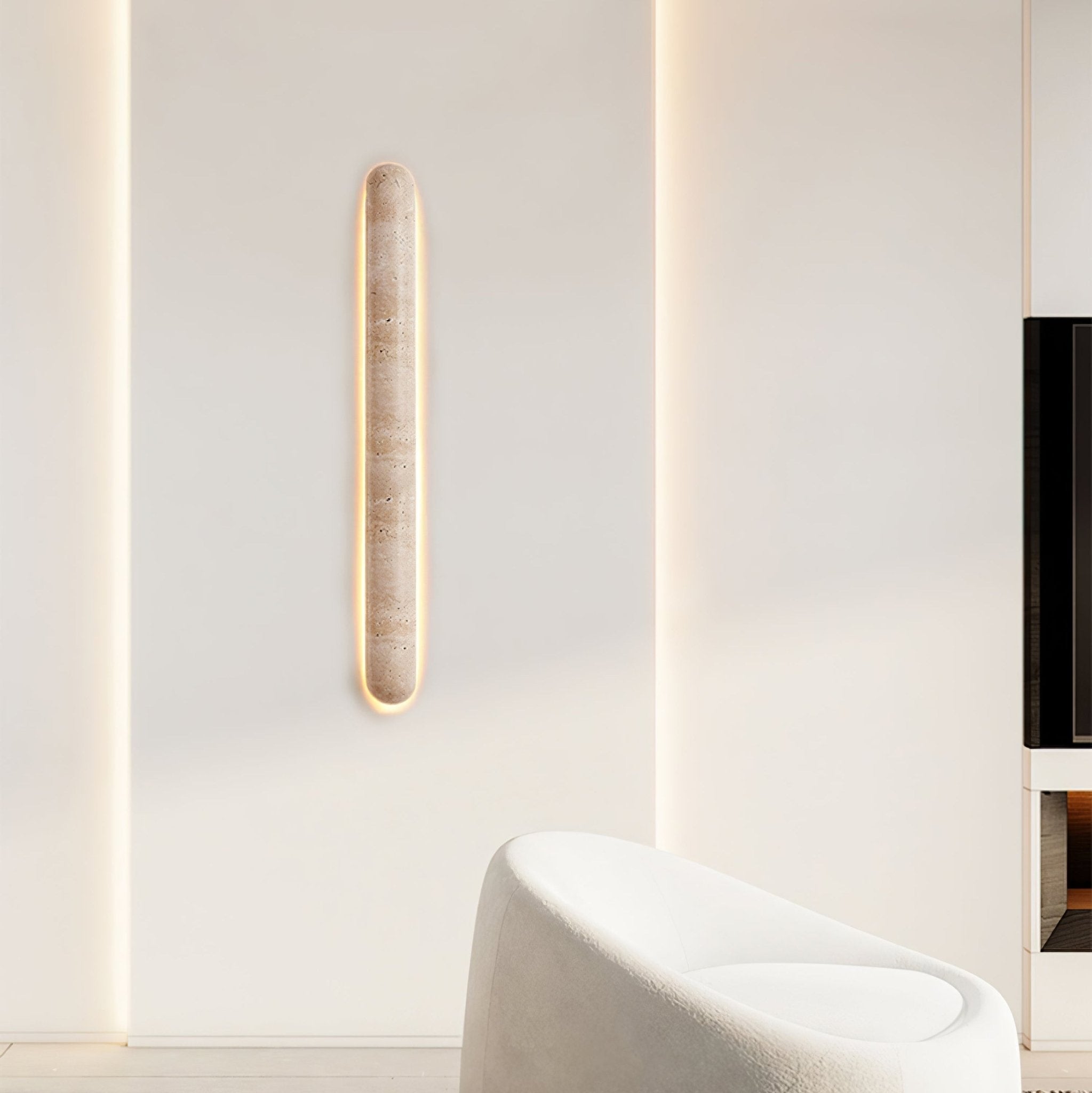 Syveniel Travertine Wall Light-Neutral Decor