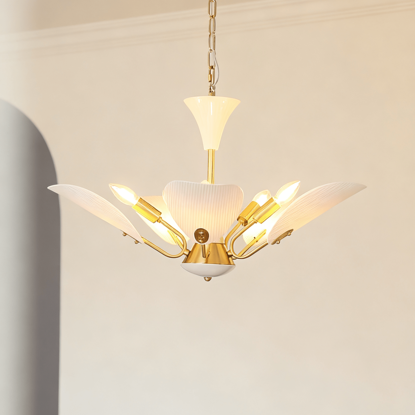 Kaelor Blossom Chandelier-Neutral Decor