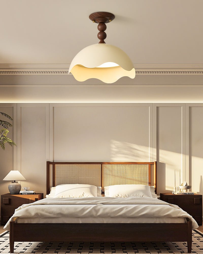 Liora Scallop Ceiling Light-Neutral Decor