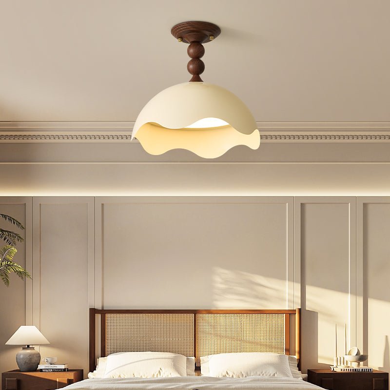 Liora Scallop Ceiling Light-Neutral Decor