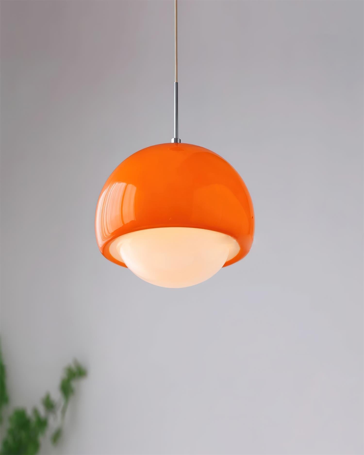 Lipko Pendant Light Glass Globe Retro Modern Colorful-Neutral Decor