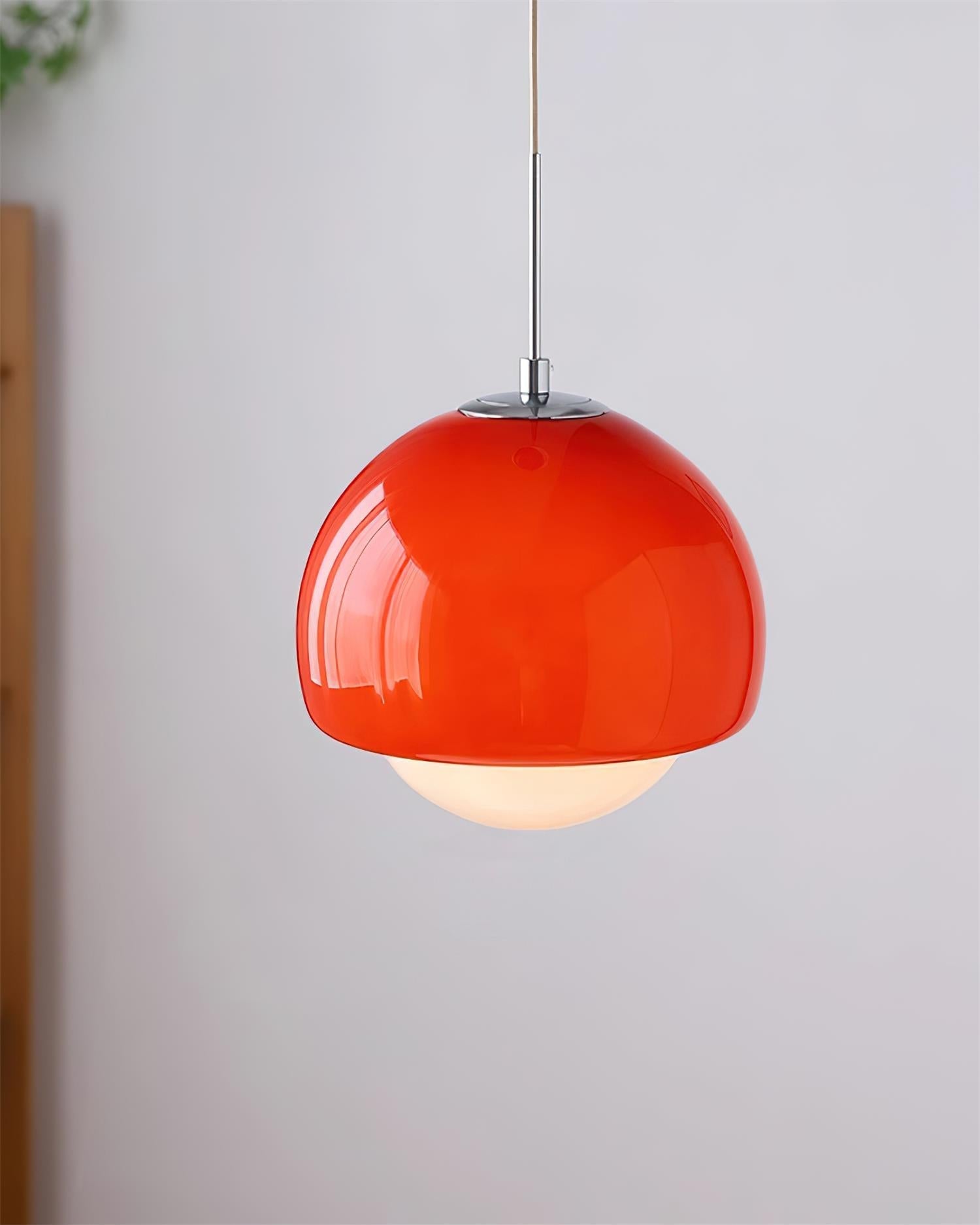 Lipko Pendant Light Glass Globe Retro Modern Colorful-Neutral Decor