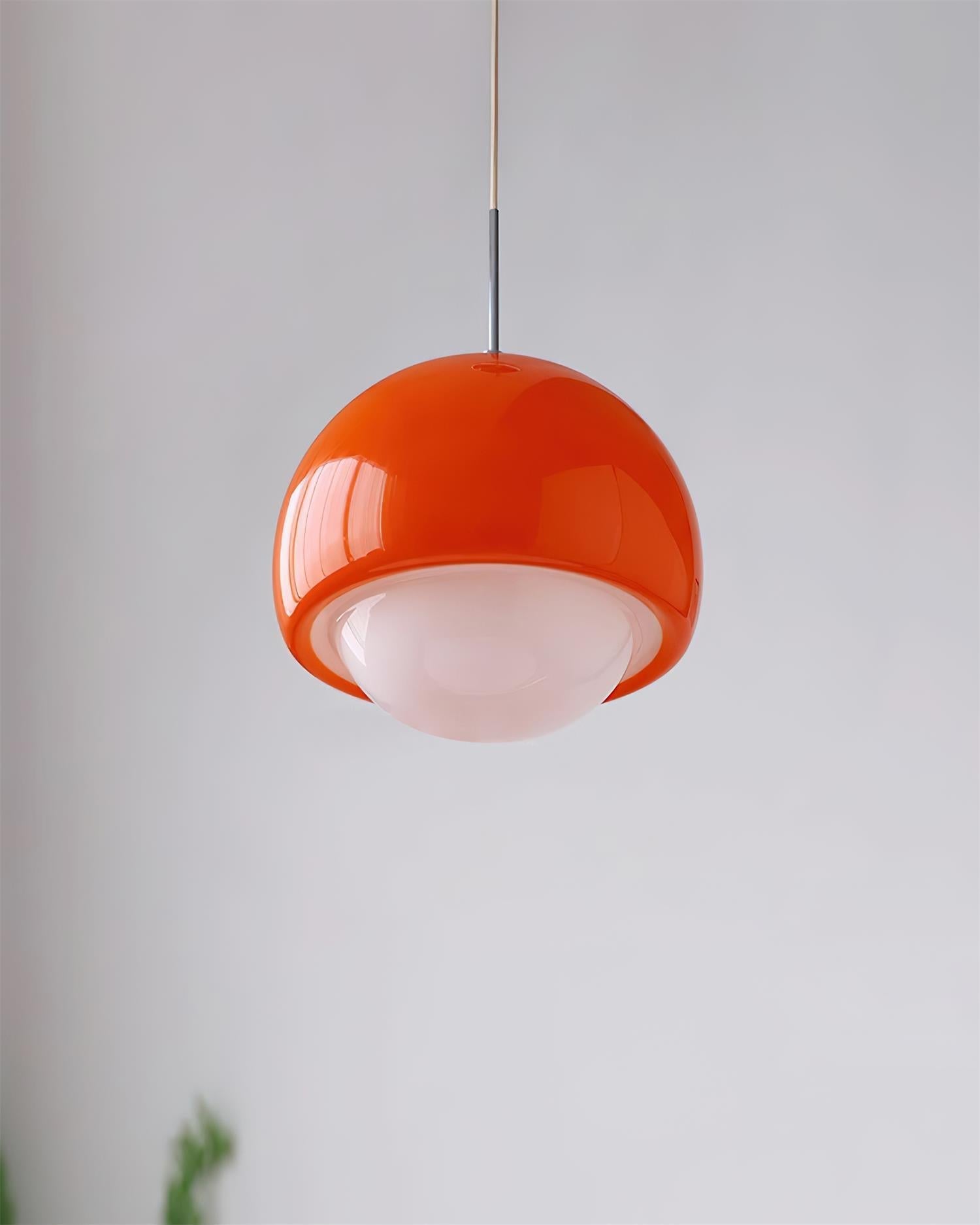 Lipko Pendant Light Glass Globe Retro Modern Colorful-Neutral Decor