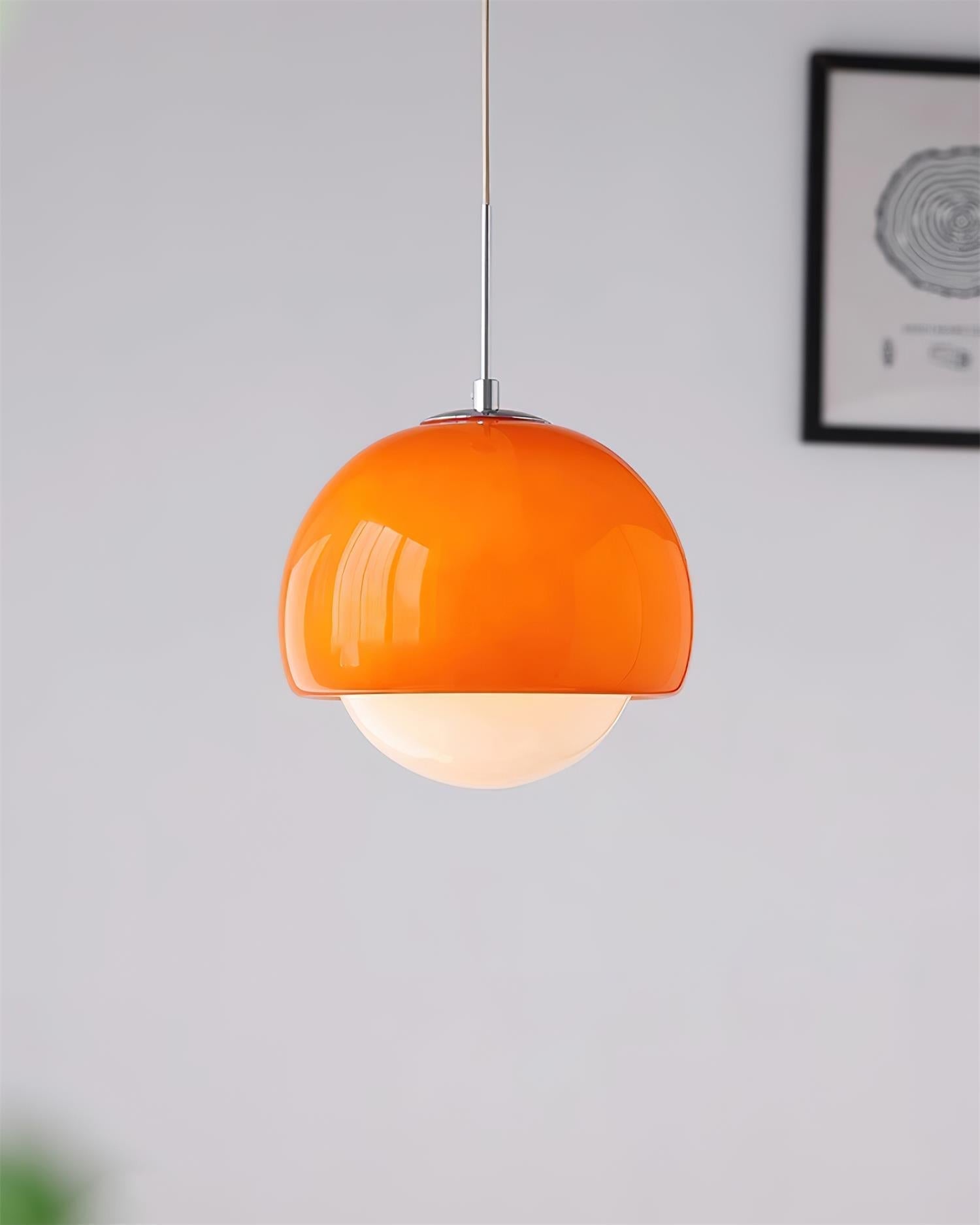 Lipko Pendant Light Glass Globe Retro Modern Colorful-Neutral Decor